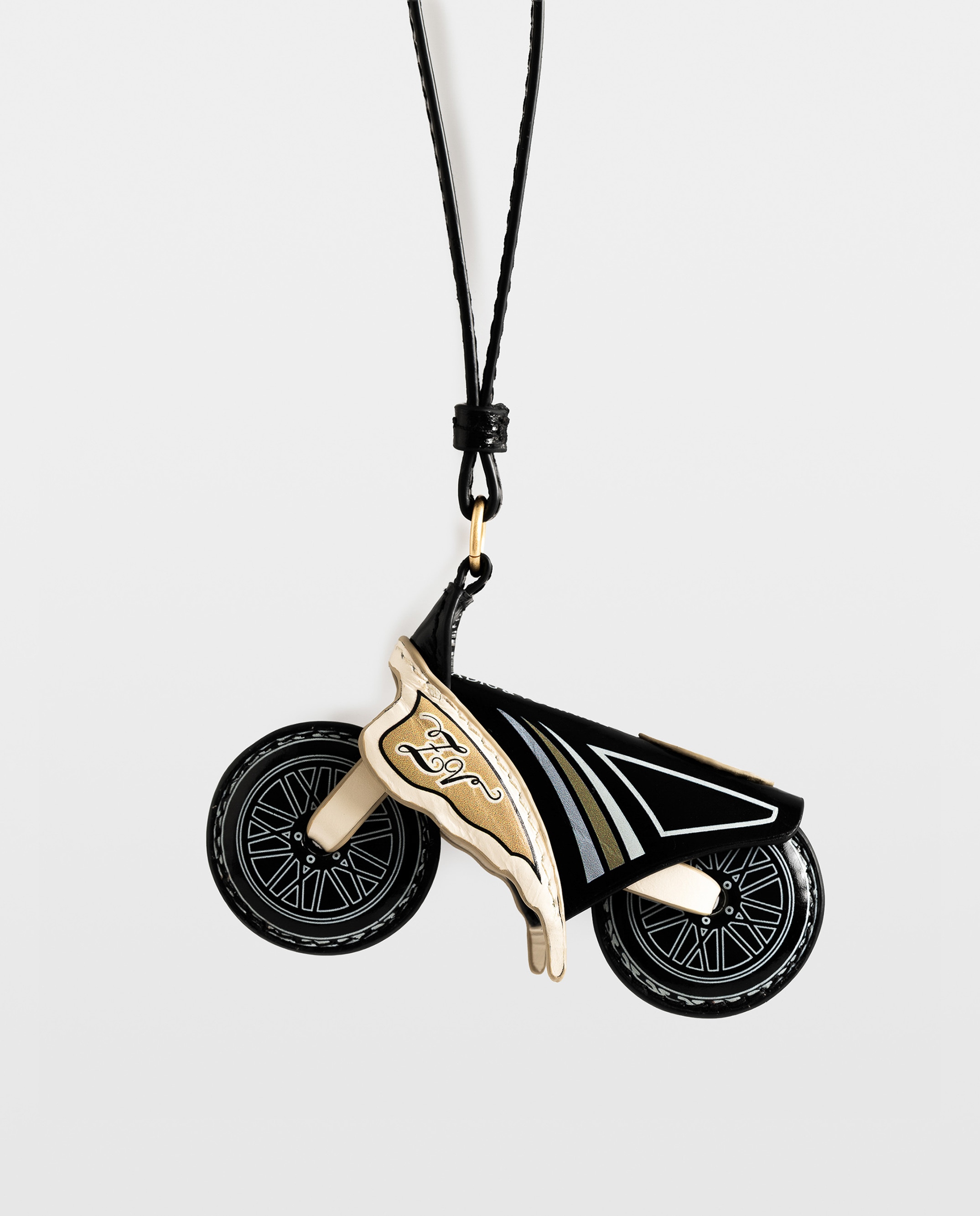 Llavero de piel para moto de mujer - Zadig & Voltaire - Negro Negro-2