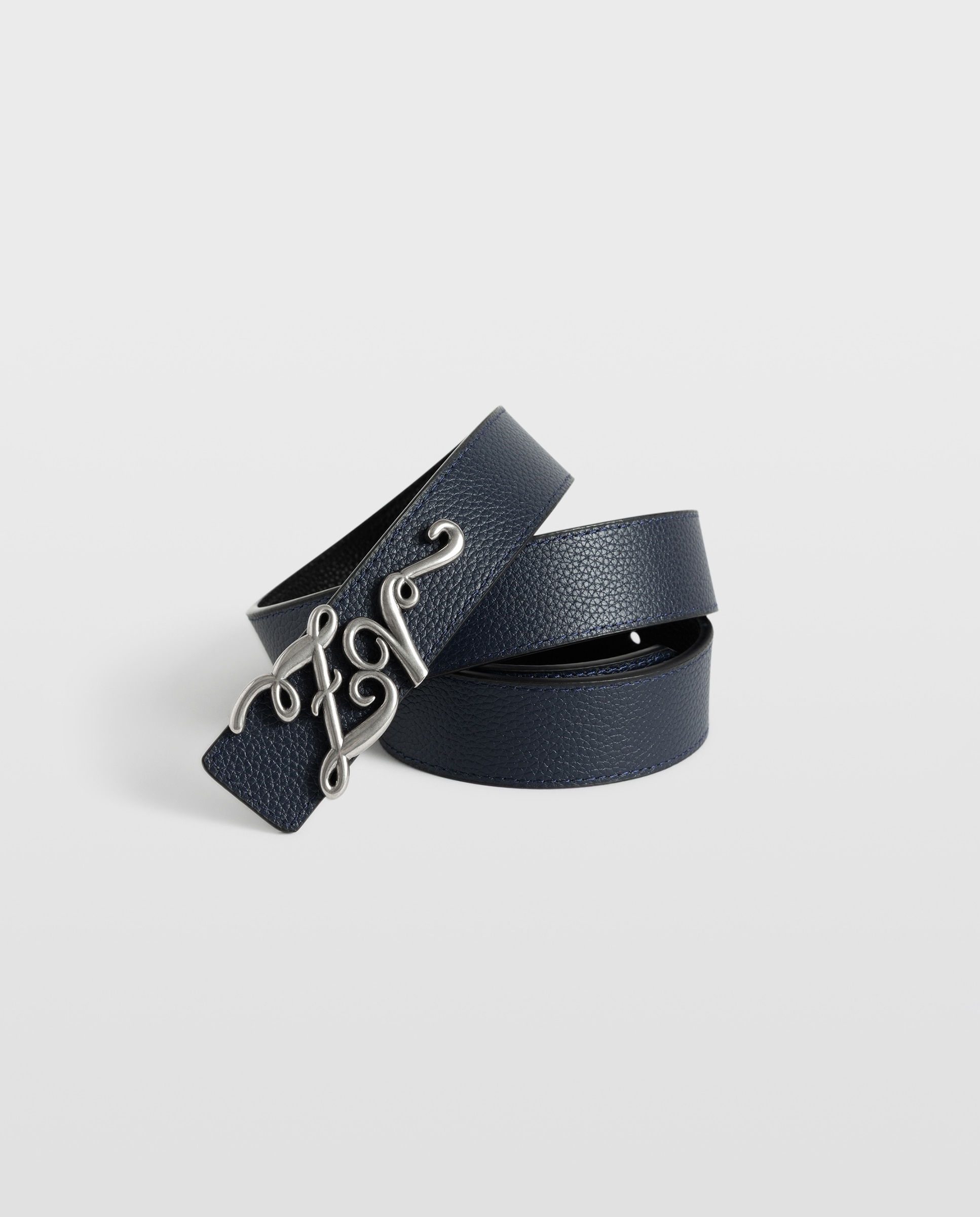 Imagen 2 de Cinturón reversible para mujer en cuero de 30mm - Zadig & Voltaire - Negro Negro