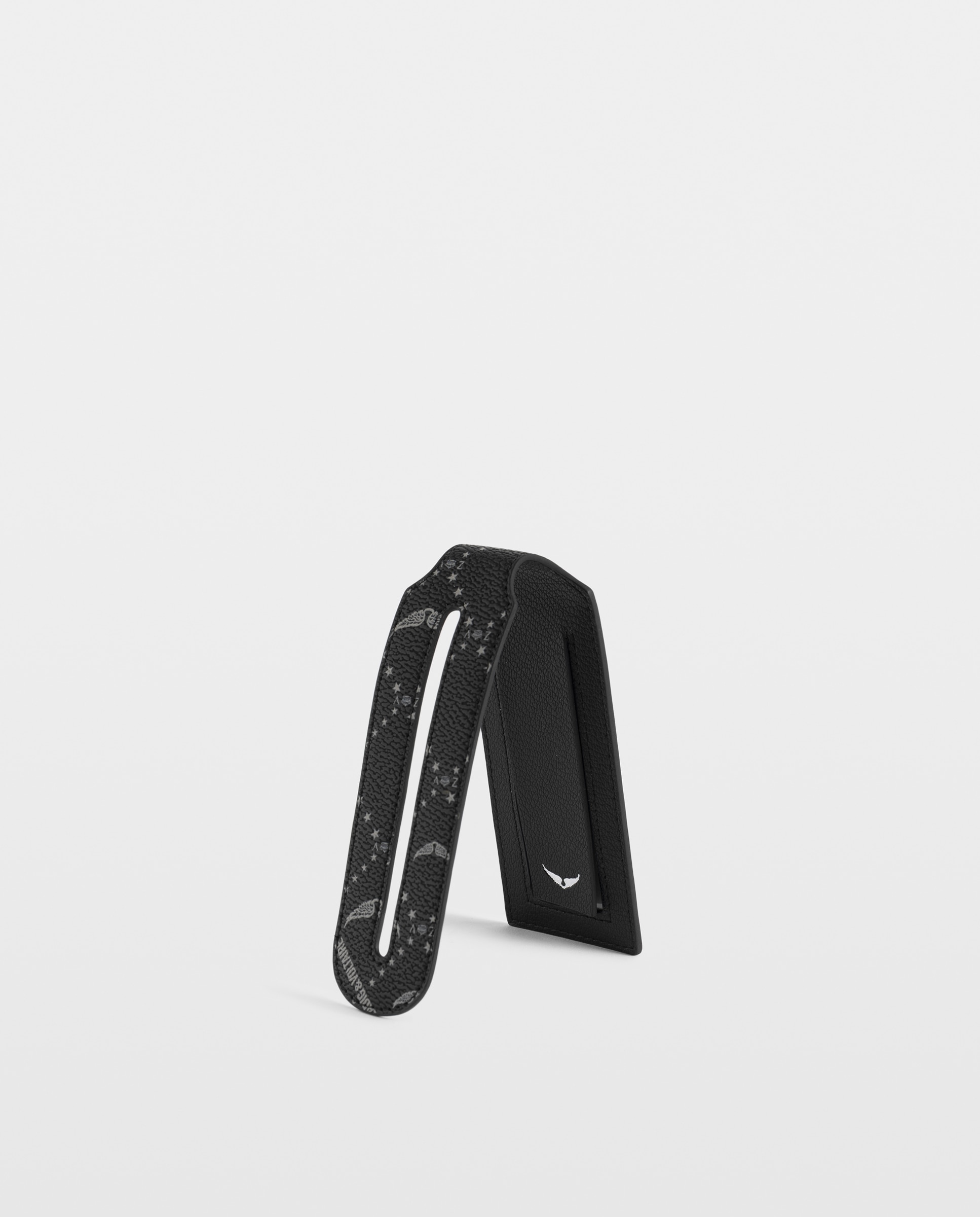 Etiqueta de viaje de mujer con monograma de lona - Zadig & Voltaire - Negro Negro-3