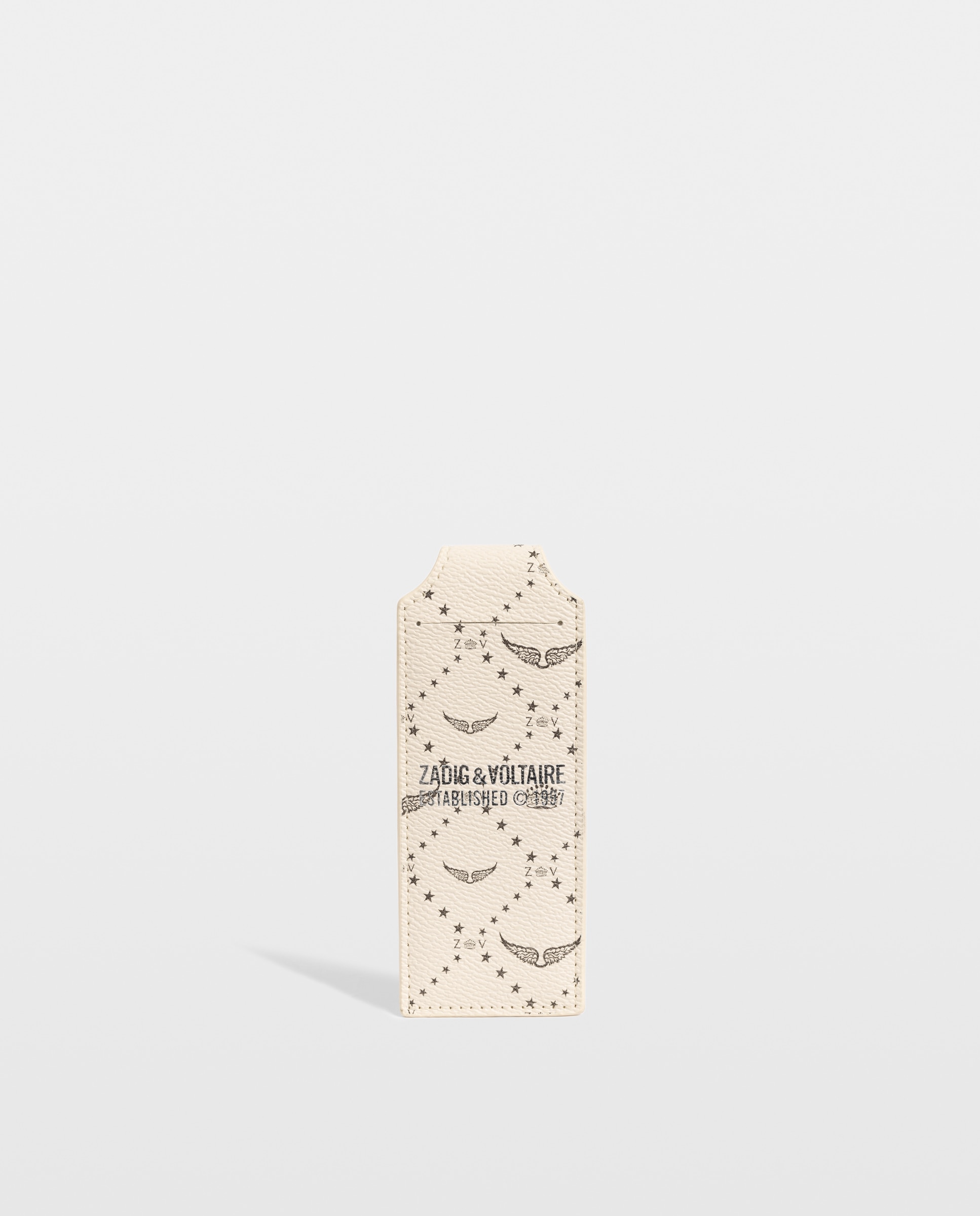 Etiqueta de viaje de mujer con monograma de lona - Zadig & Voltaire - Blanco Blanco-1