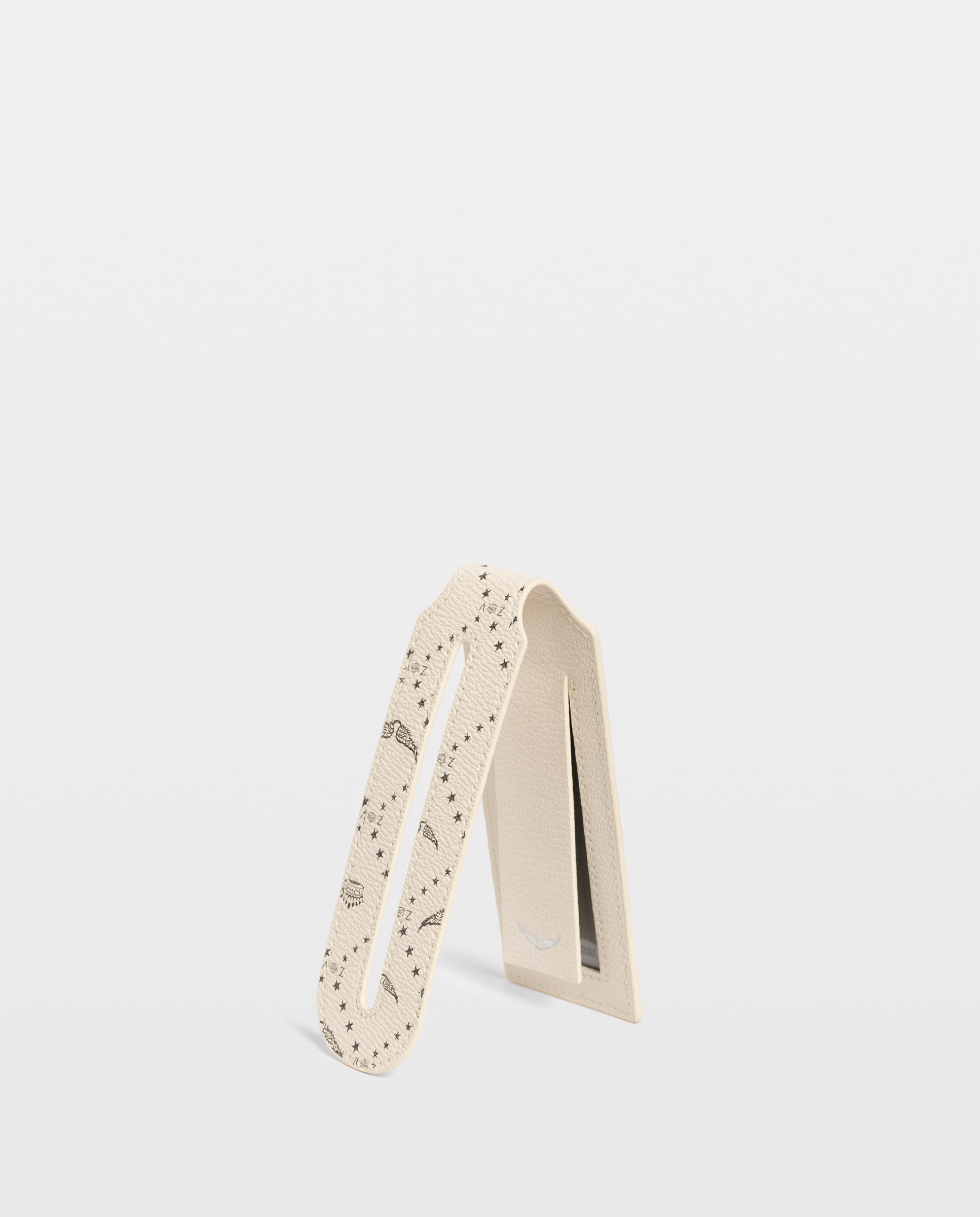 Etiqueta de viaje de mujer con monograma de lona - Zadig & Voltaire - Blanco Blanco-3