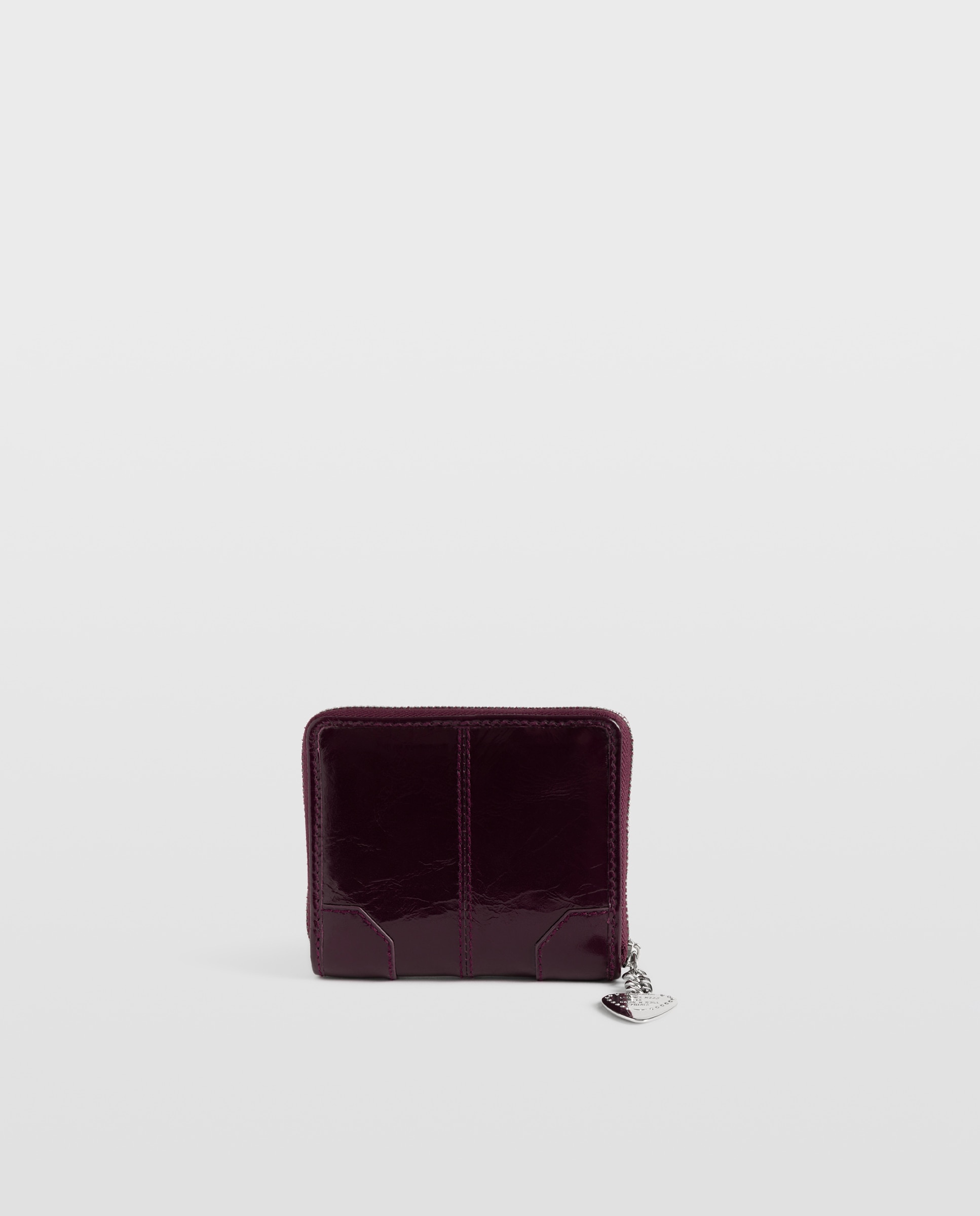 Monedero de mujer mini en piel charol efecto vintage - Zadig & Voltaire - Morado Morado-3