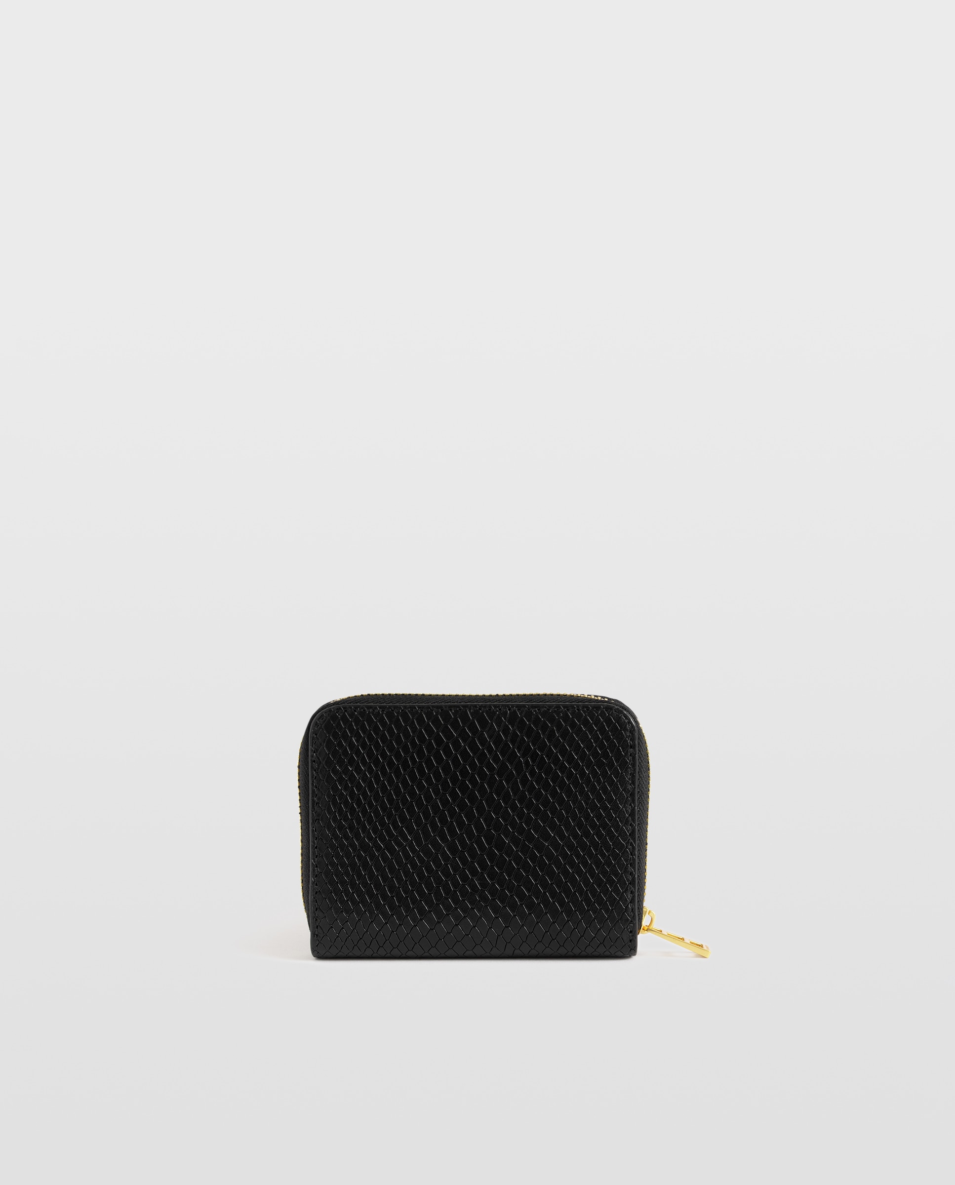 Imagen 3 de Monedero de mujer mini de piel efecto pitón - Zadig & Voltaire - Negro Negro