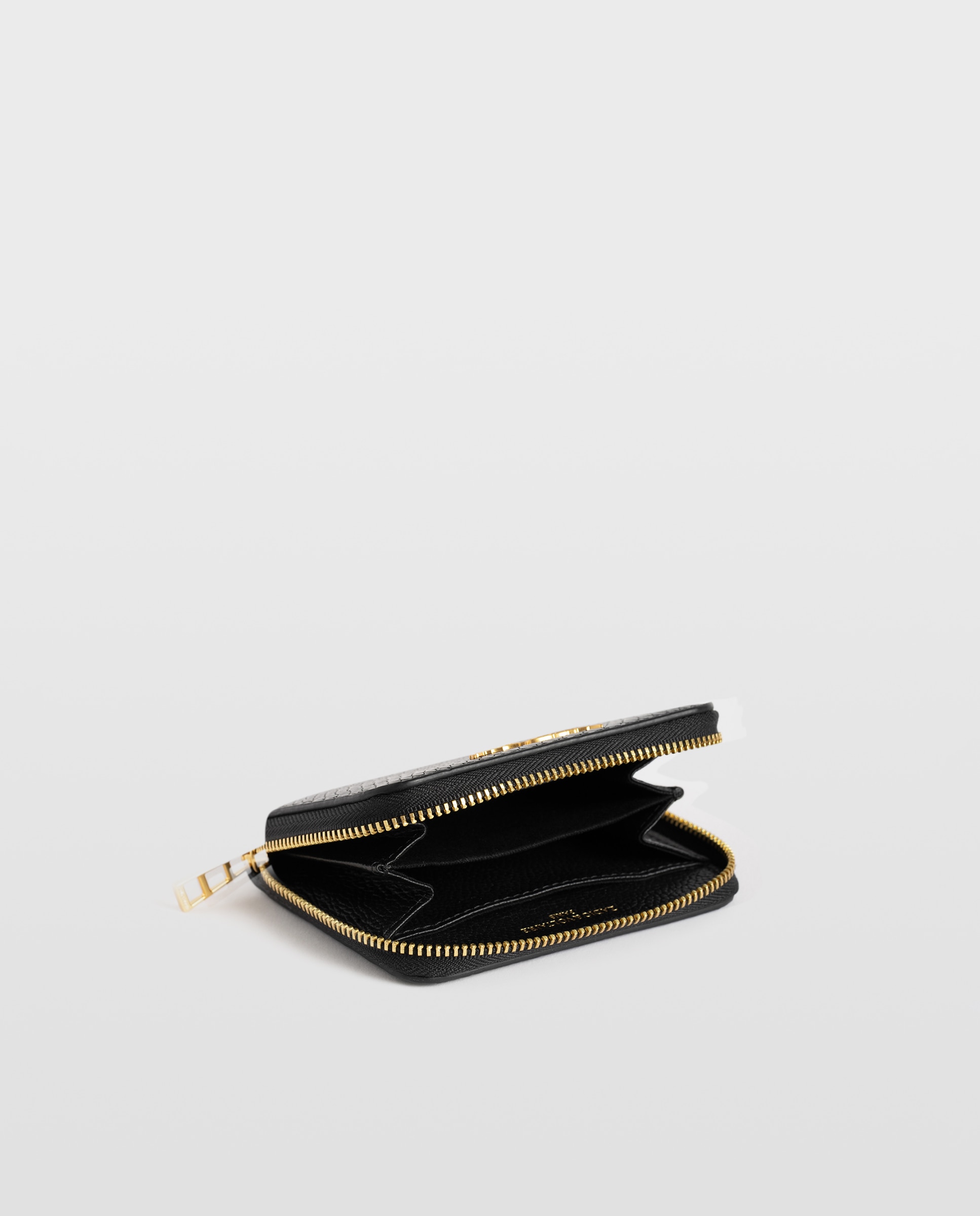 Imagen 2 de Monedero de mujer mini de piel efecto pitón - Zadig & Voltaire - Negro Negro