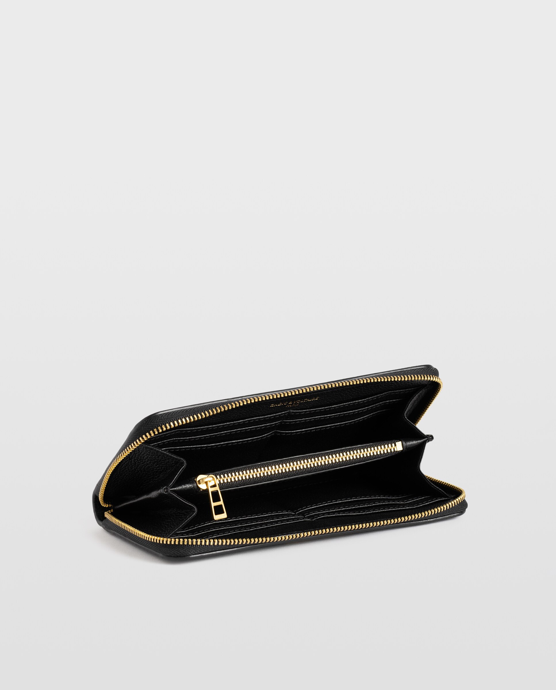 Imagen 2 de Cartera pequeña de mujer de piel efecto pitón - Zadig & Voltaire - Negro Negro