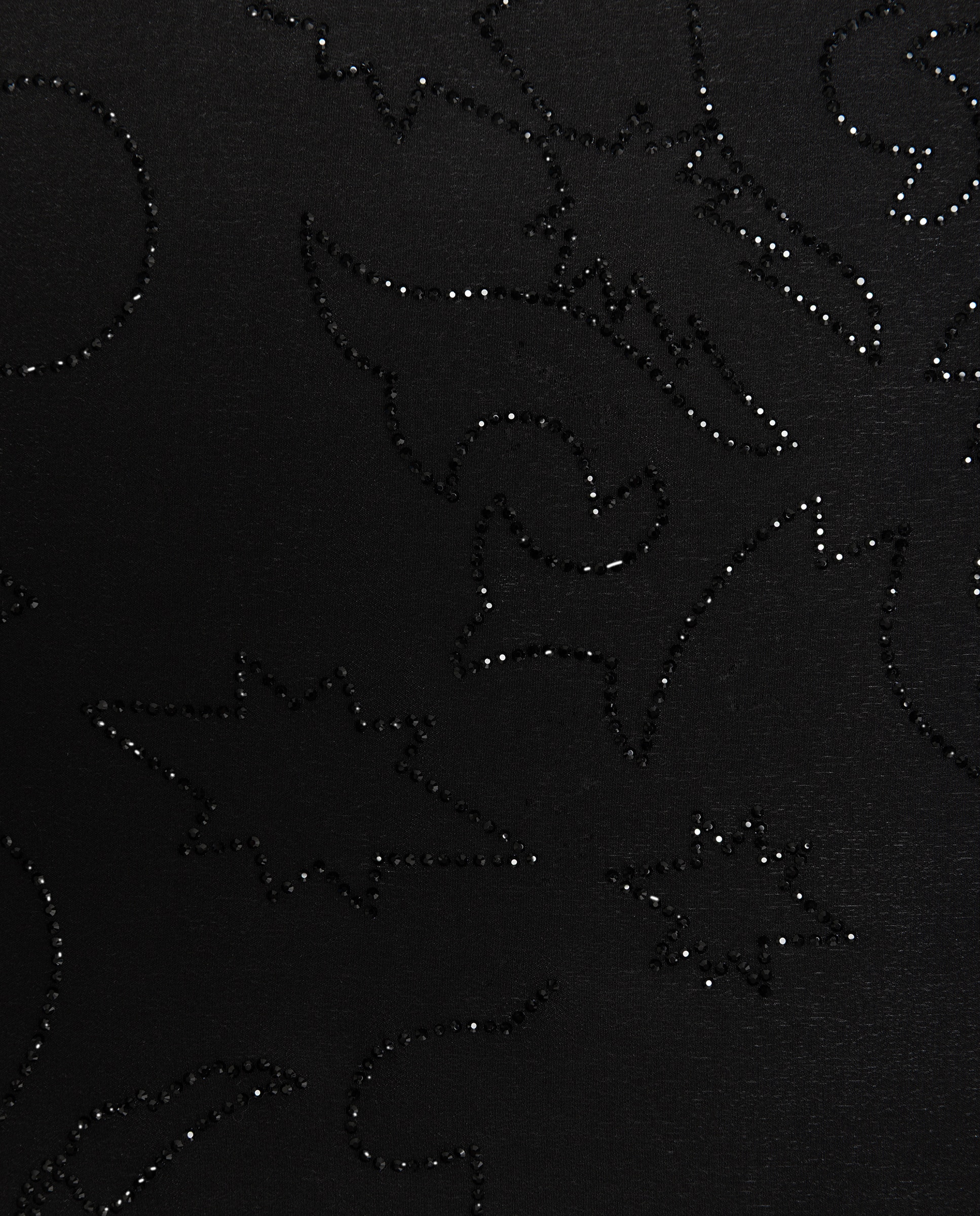 Pañuelo de mujer de seda cuadrado con strass western - Zadig & Voltaire - Negro Negro-2