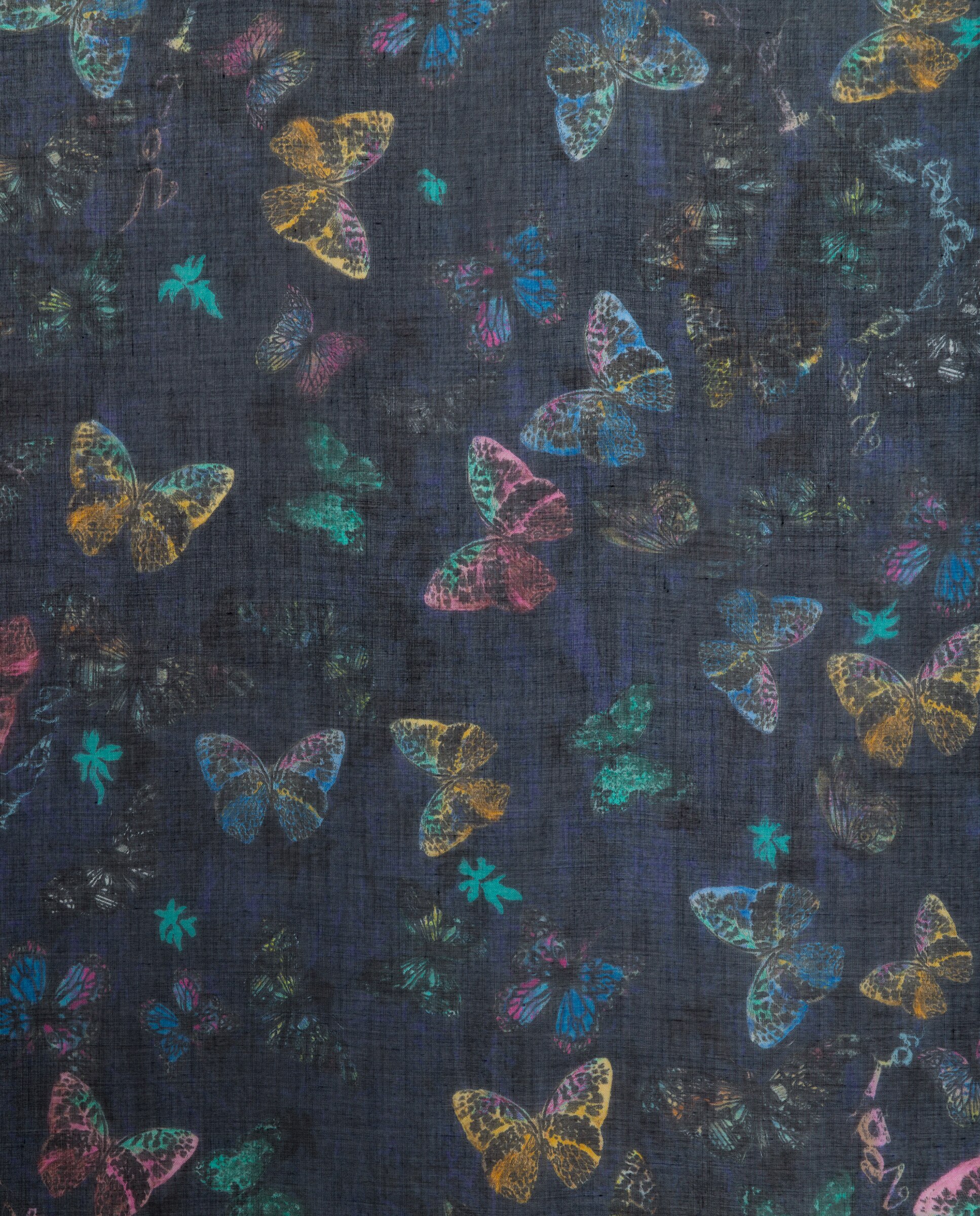 Pañuelo de mujer de modal estampado mariposas - Zadig & Voltaire - Azul Azul-4