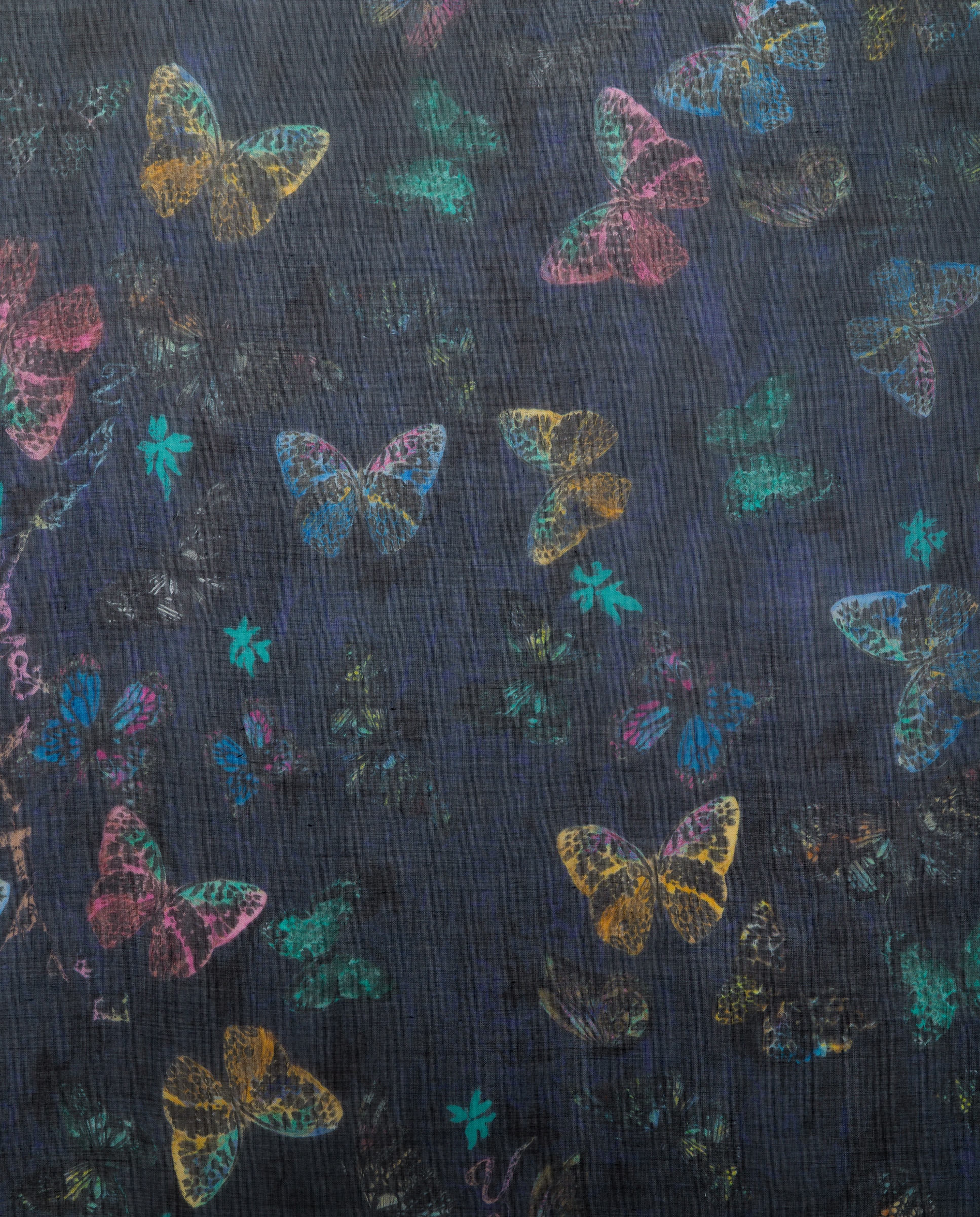 Pañuelo de mujer de modal estampado mariposas - Zadig & Voltaire - Azul Azul-3