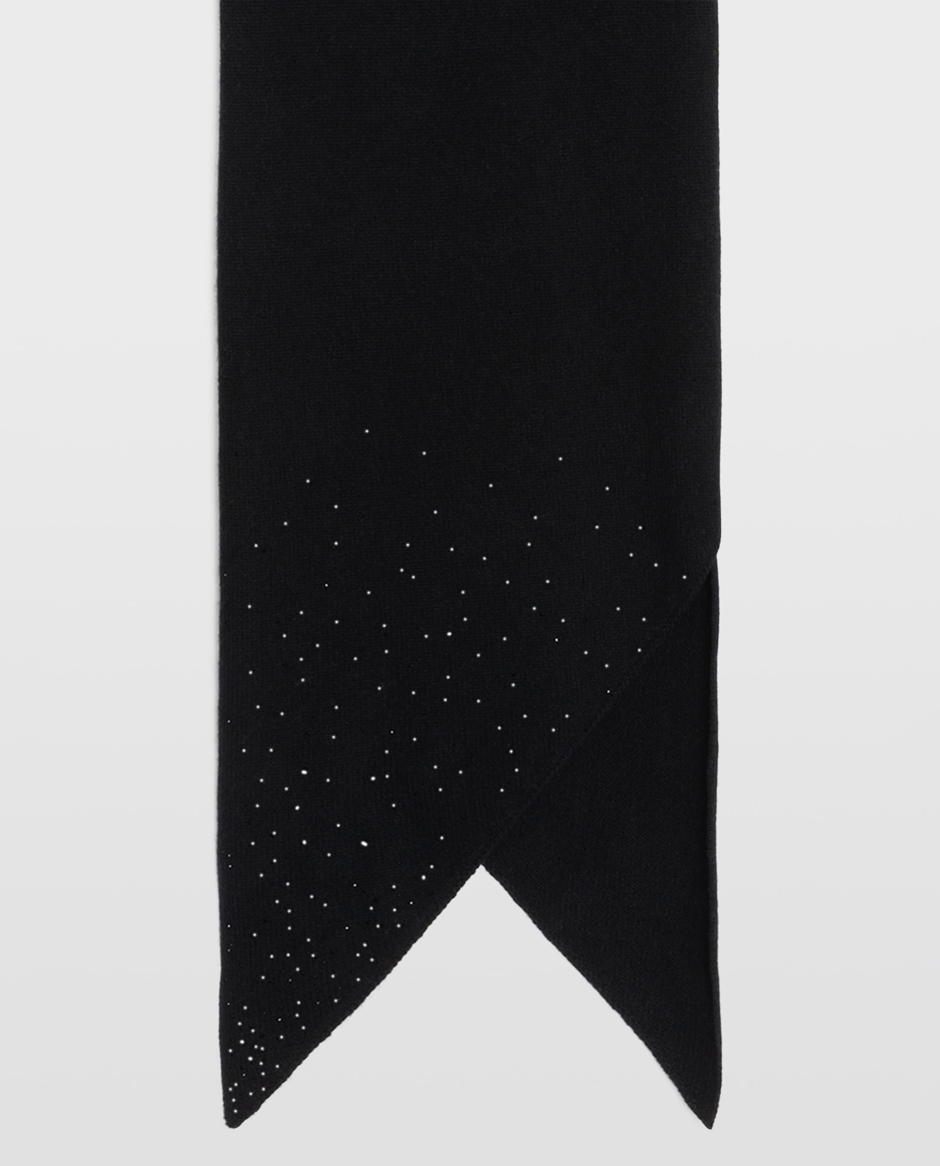 Bufanda de mujer de lana y cachemira con strass - Zadig & Voltaire - Negro Negro-2