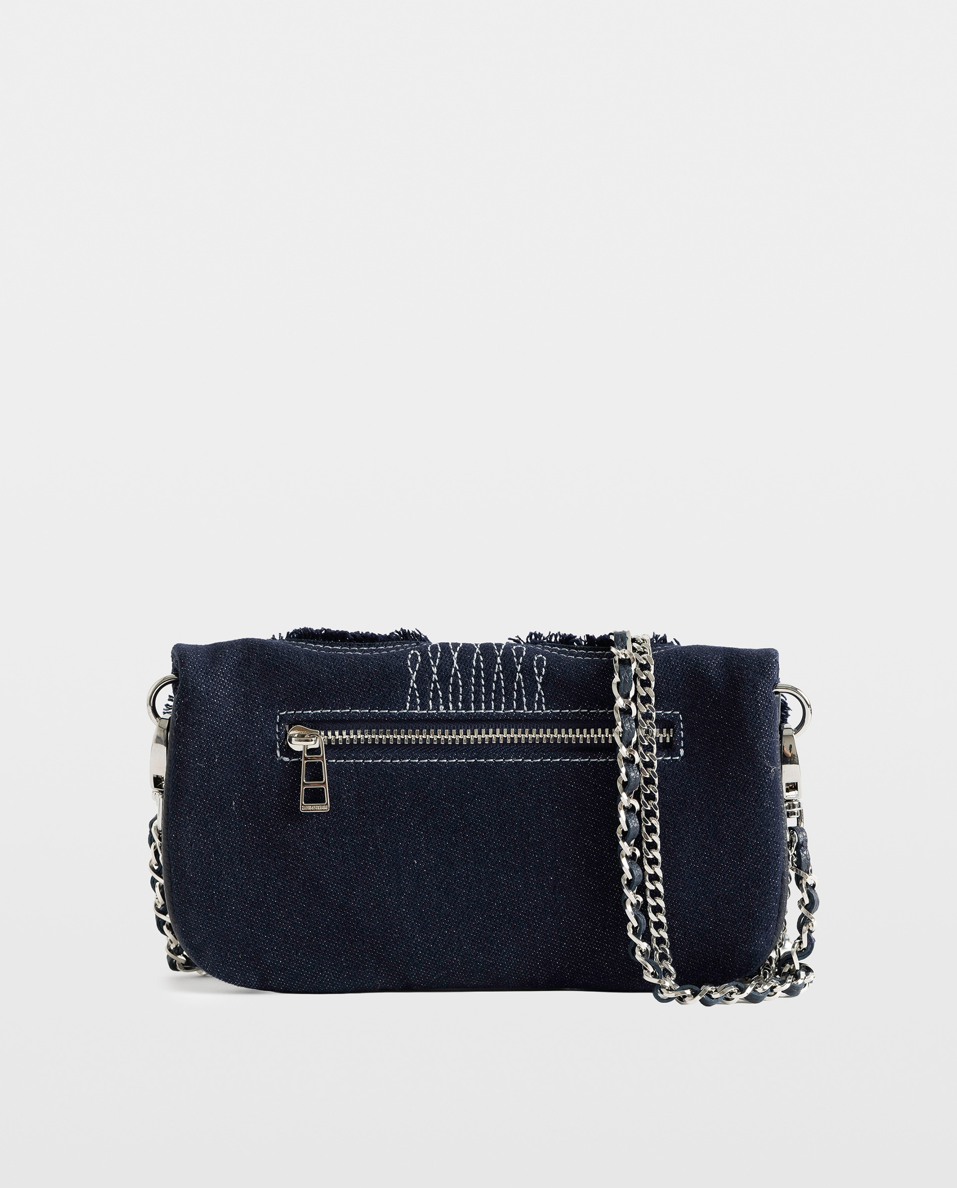 Bolso de mano rock mini denim con strass - Zadig & Voltaire - Azul Azul-2