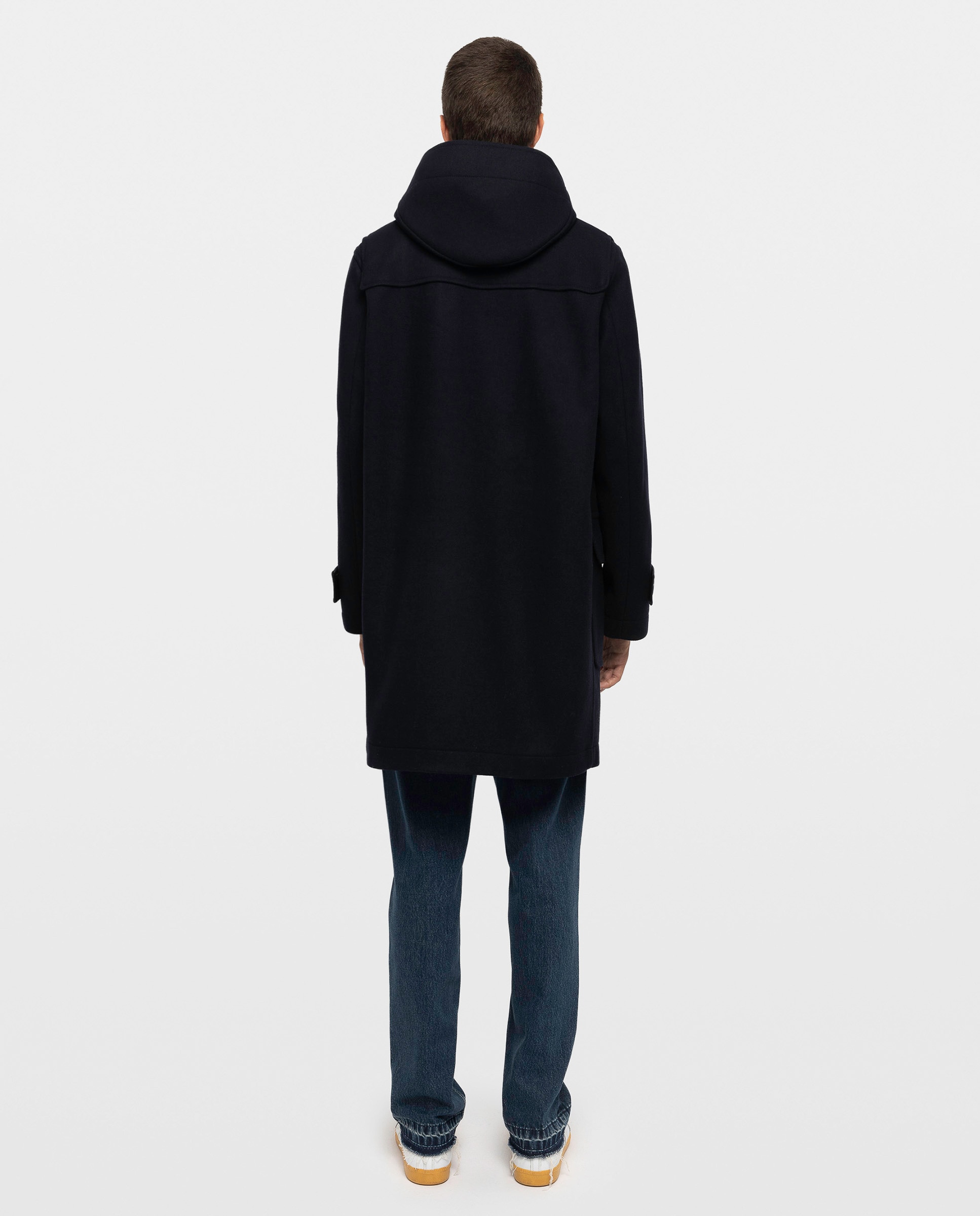 Trenca de hombre con capucha de lana - Zadig & Voltaire - Azul marino Azul marino-2