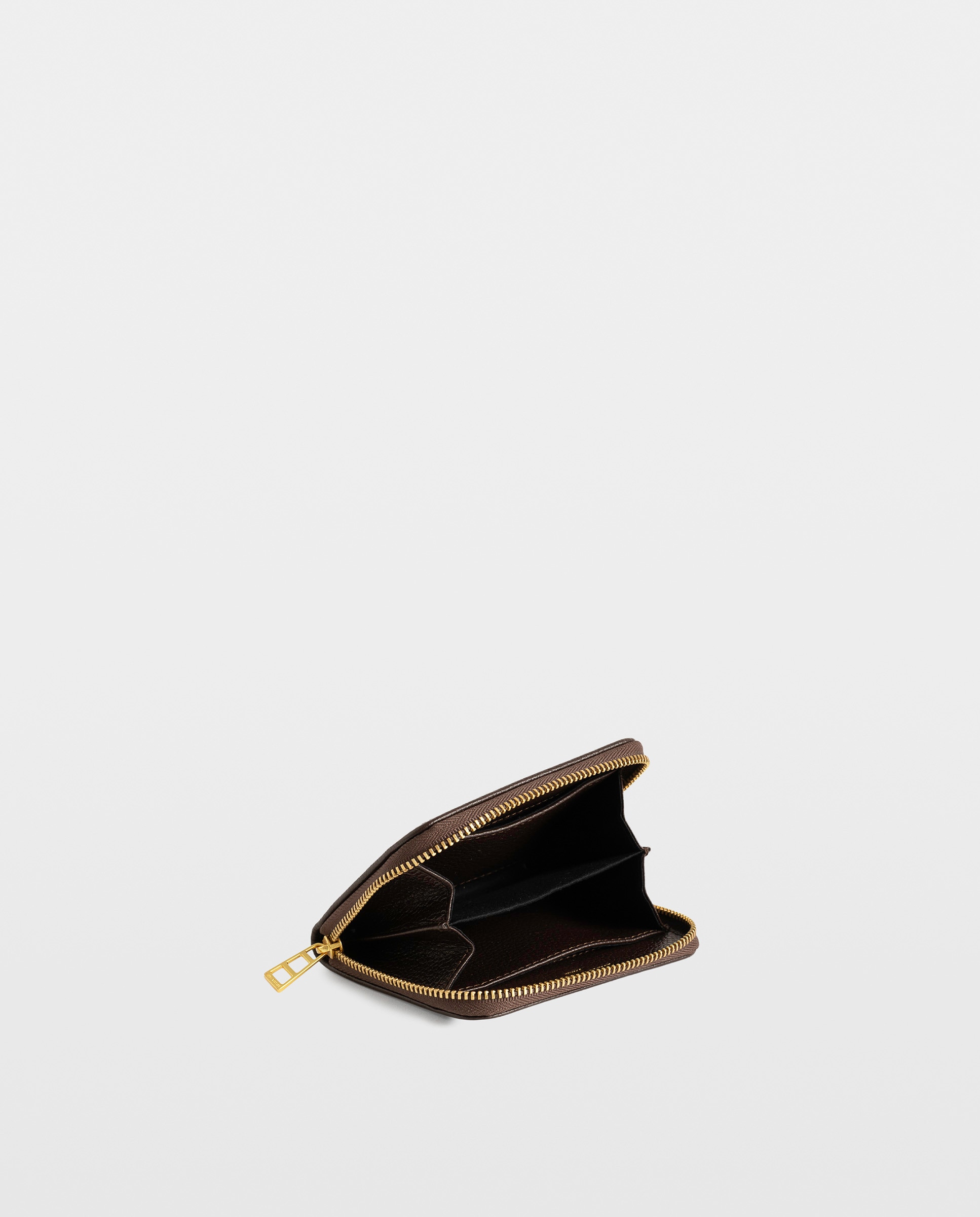 Cartera pequeña de mujer de piel gris - Zadig & Voltaire - Marrón oscuro Marrón oscuro-4