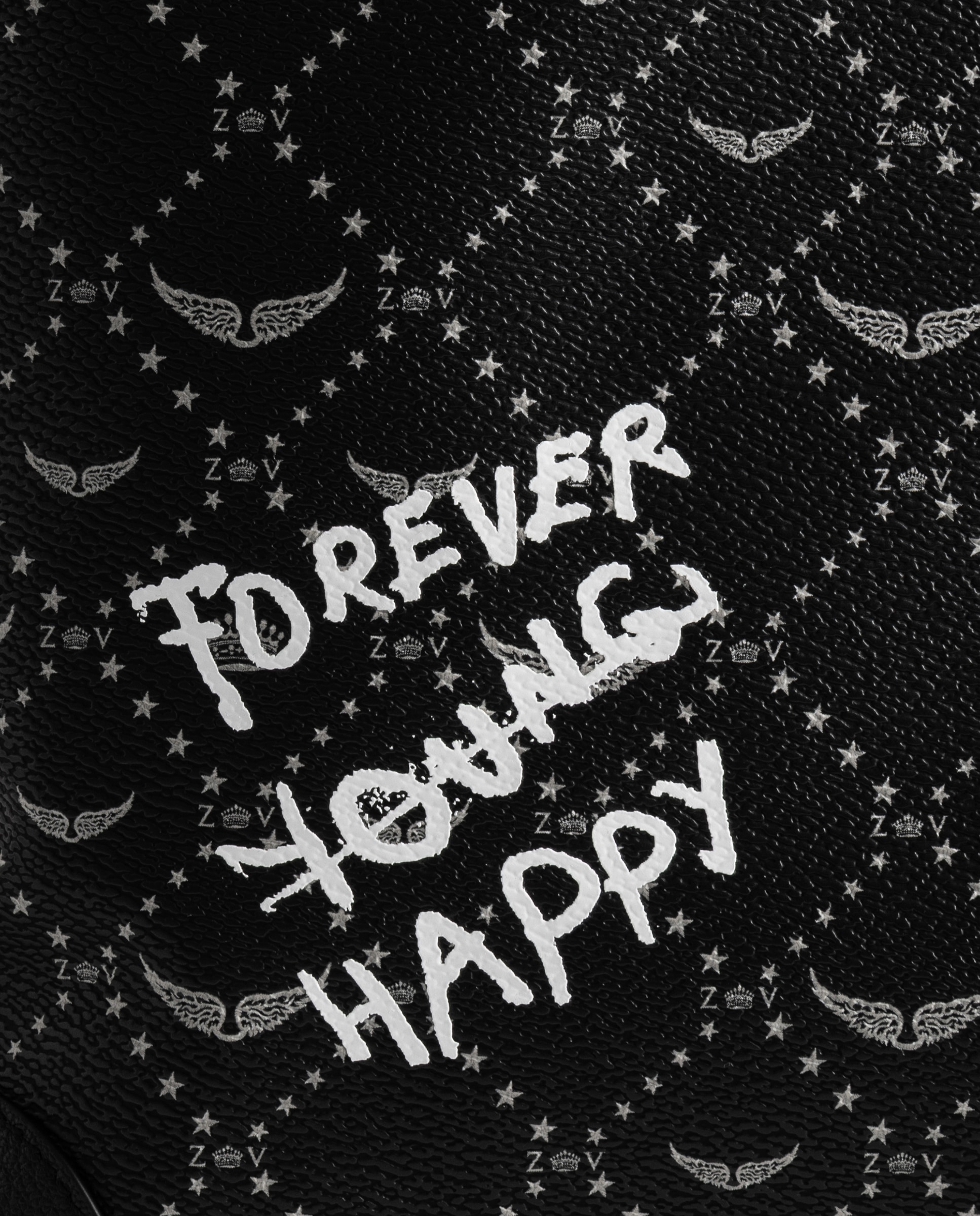 Capazo tote de mujer arty tag de lona con monograma - Zadig & Voltaire - Negro Negro-5