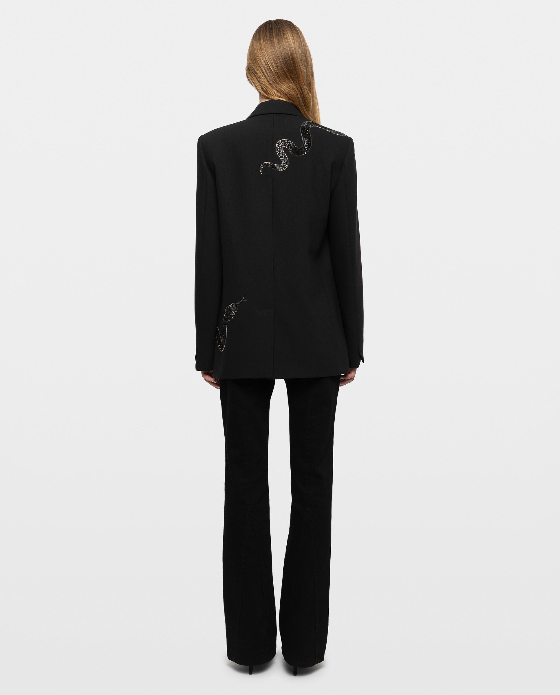 Blazer sastre oversize de mujer con strass - Zadig & Voltaire - Negro Negro-2