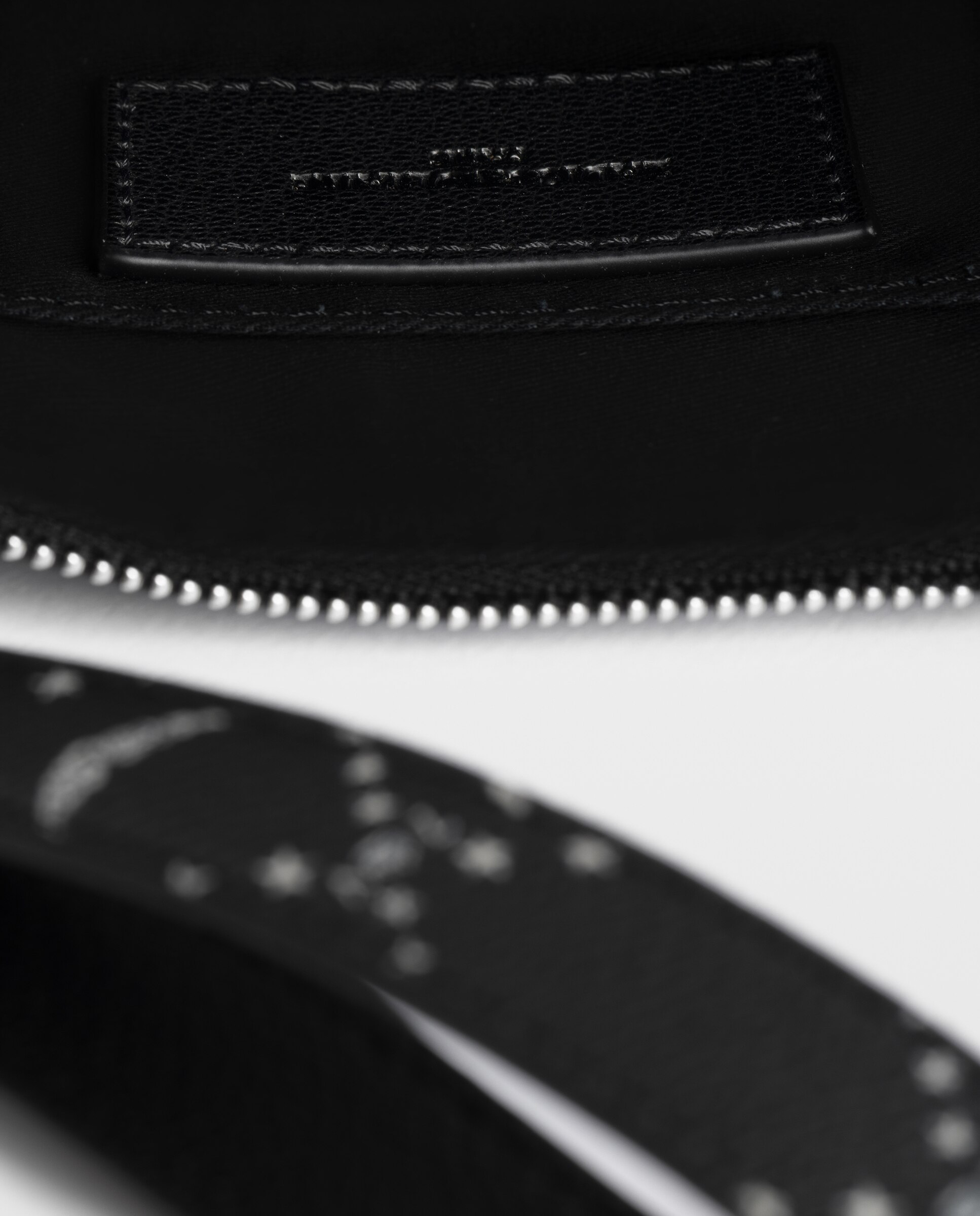 Cartera pequeña de mujer de lona revestida con estampado de monograma - Zadig & Voltaire - Negro Negro-5