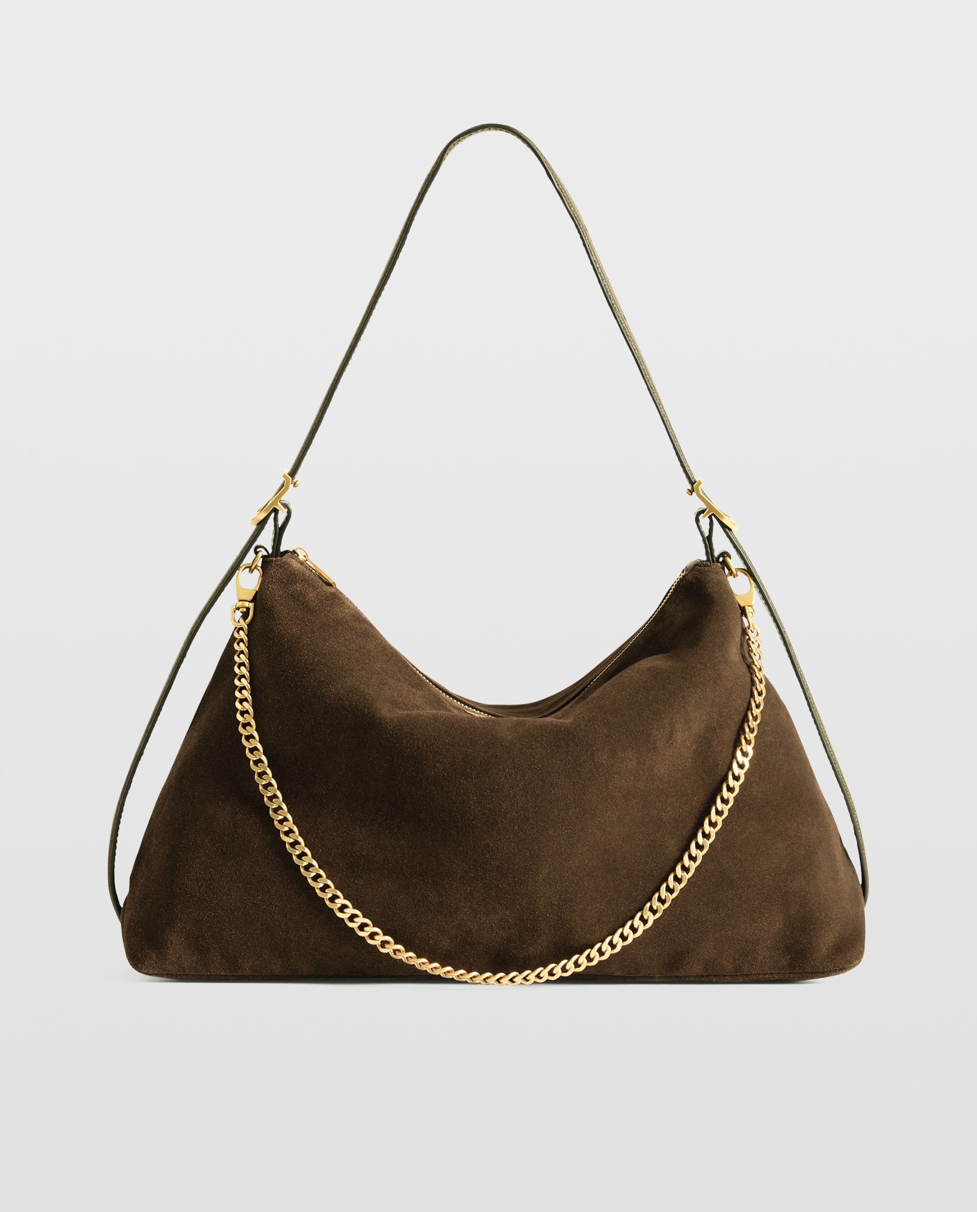Bandolera jim de ante flexible - Zadig & Voltaire - Marrón Marrón-5