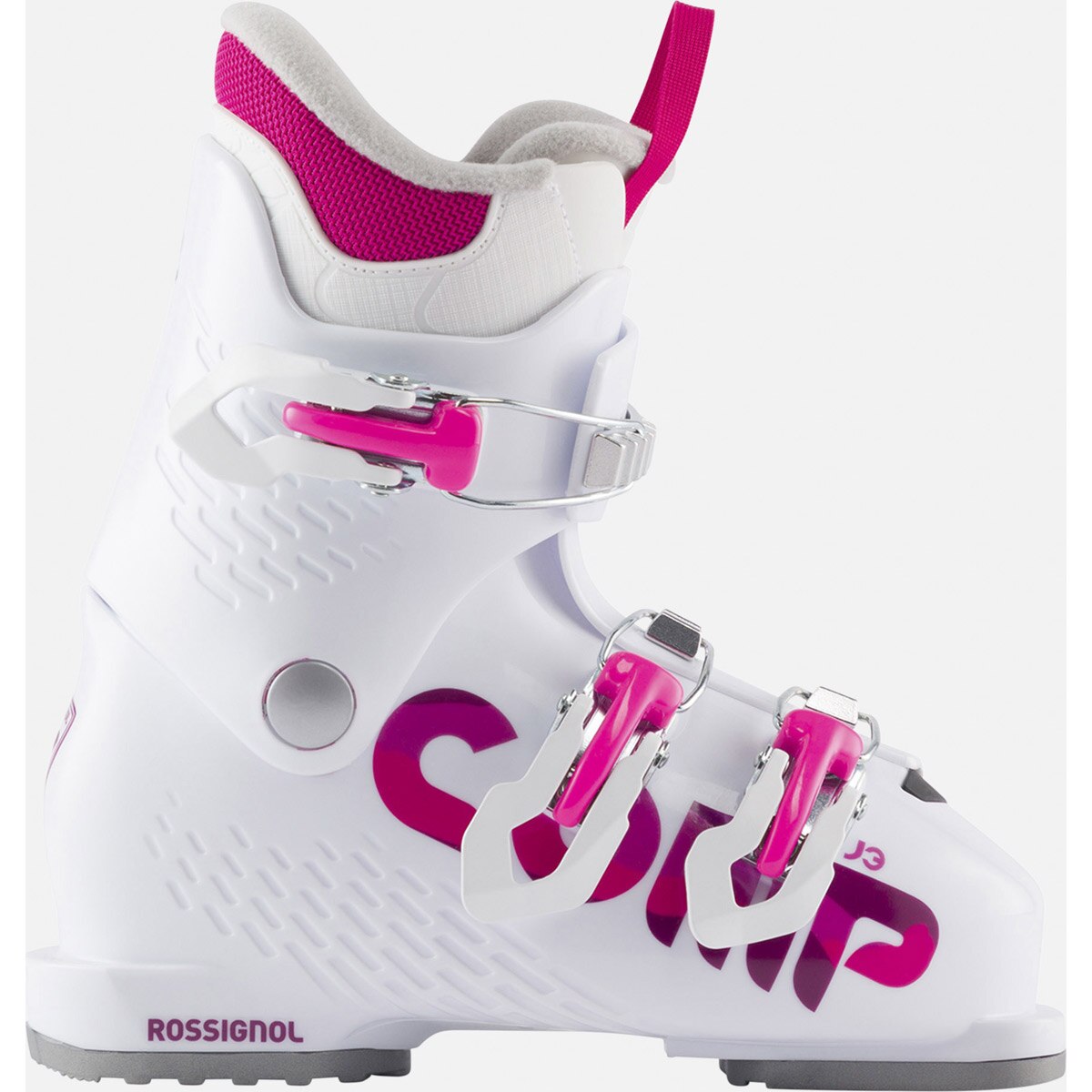 Botas de esquí de niños COMP J3 Rossignol - Blanco / Rosa Blanco / Rosa-3