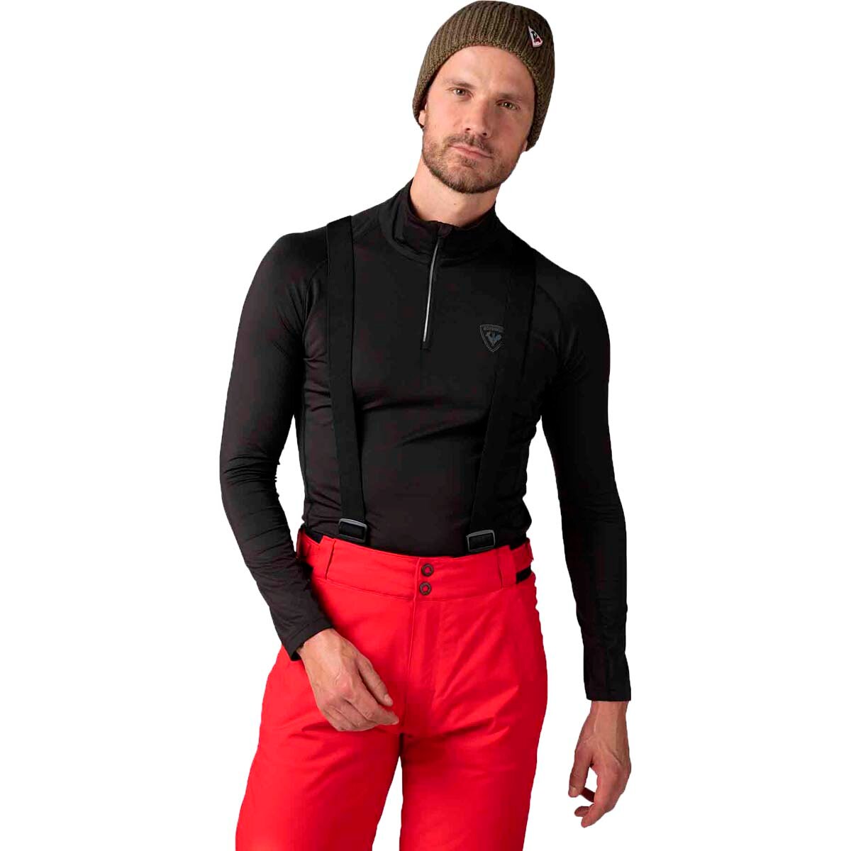 Imagen 0 de Forro polar de hombre Classique 1/2 Zip Rossignol Negro