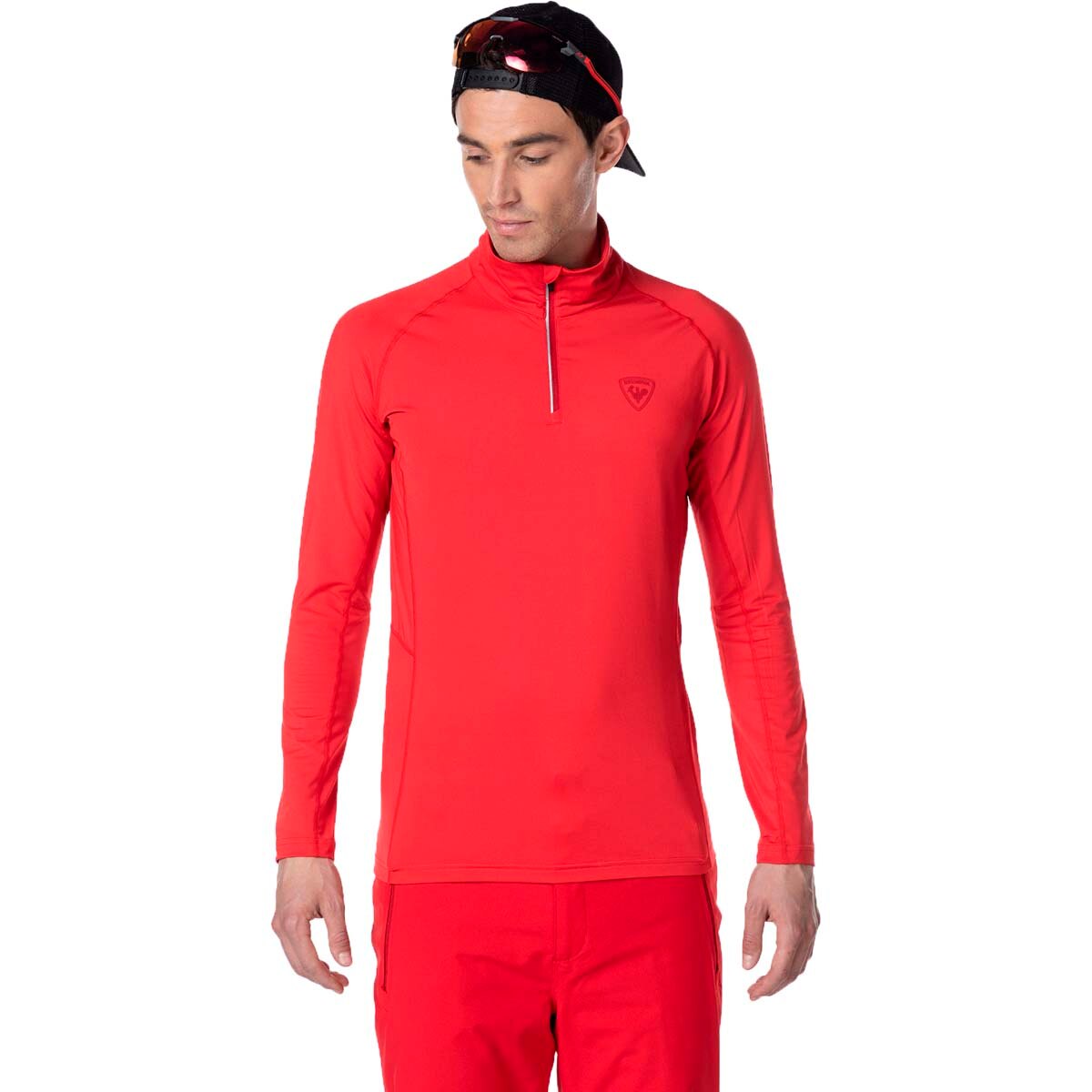Imagen 0 de Forro polar de hombre Classique 1/2 Zip Rossignol Rojo