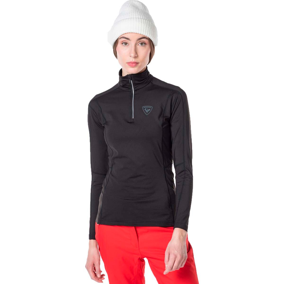 Imagen 0 de Forro polar de mujer Classique 1/2 Zip Rossignol Negro