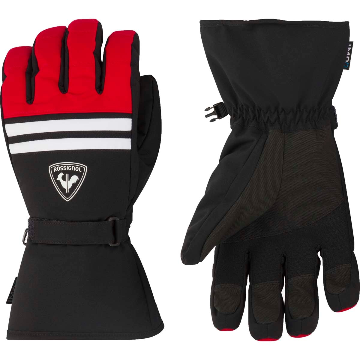 Guantes de esquí de hombre Action Impr Rossignol - Rojo Rojo-1