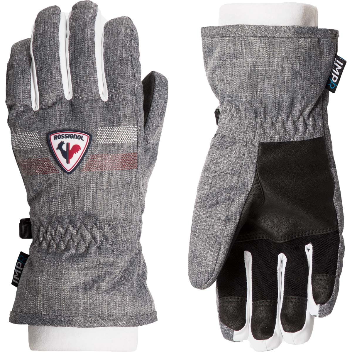 Guantes de esquí de niño Jr Roc Impr G Rossignol - Gris claro Gris claro-1