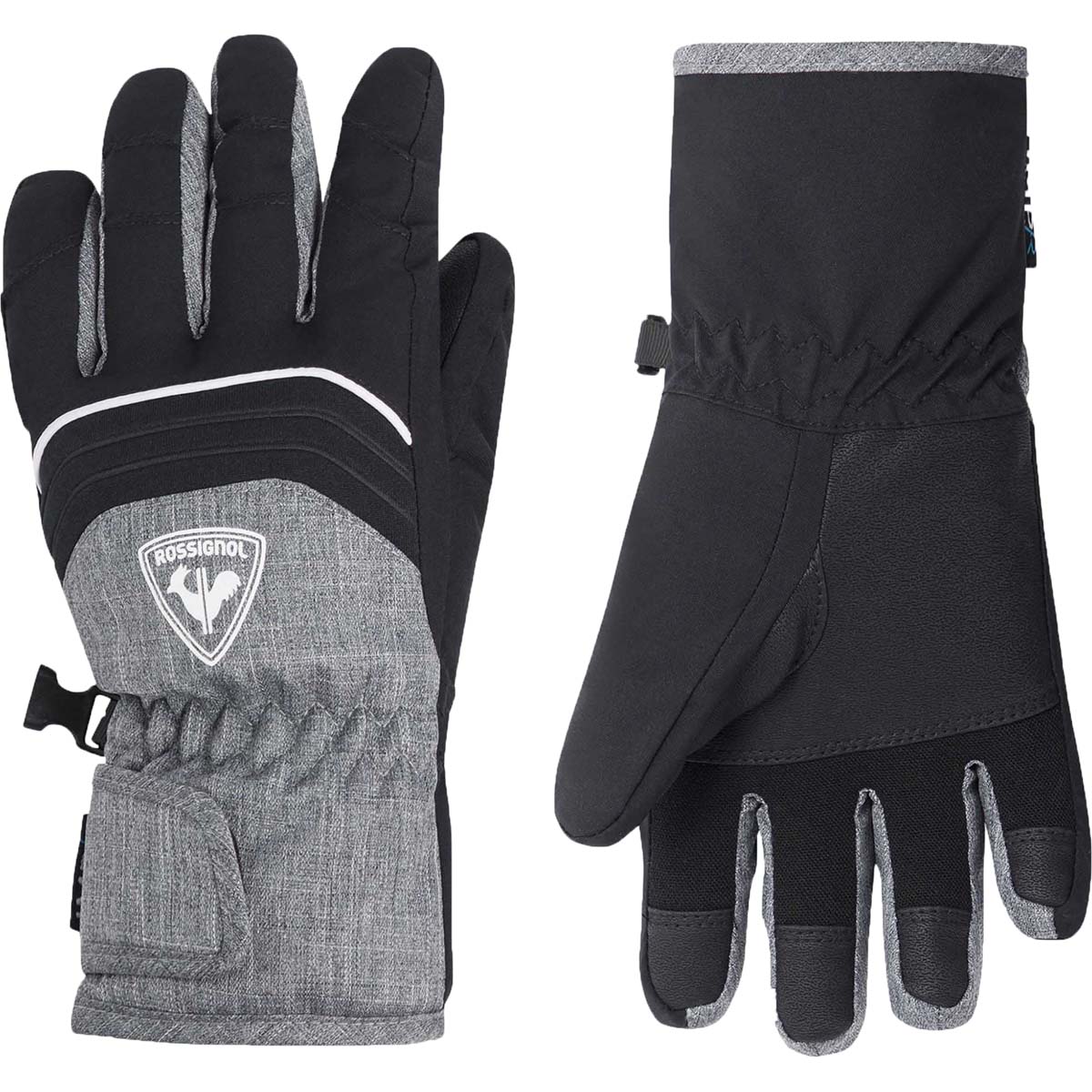 Guantes de esquí de niño Jr Tech Impr G Rossignol - Gris Gris-1
