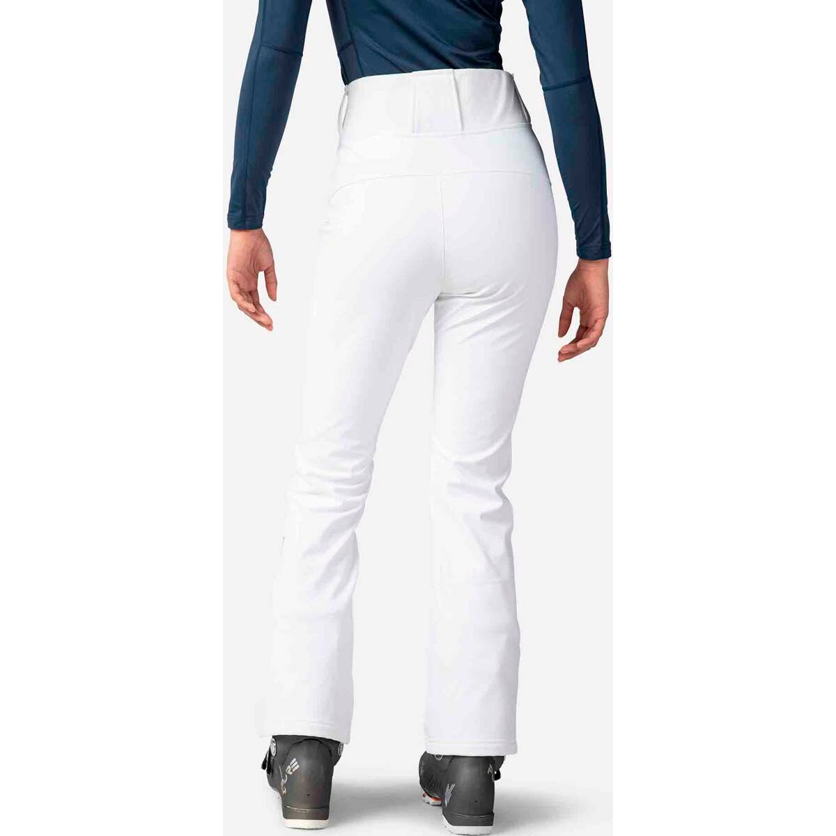 Pantalón de esquí de mujer Ski Softshell Rossignol - Blanco Blanco-2