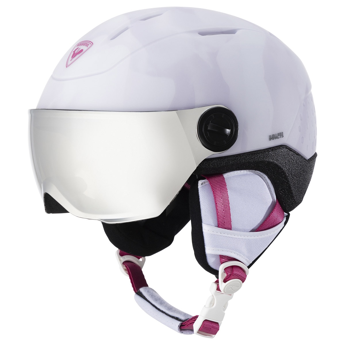 Rossignol - Casco de esquí Whoopee visor impacts white Rossignol.