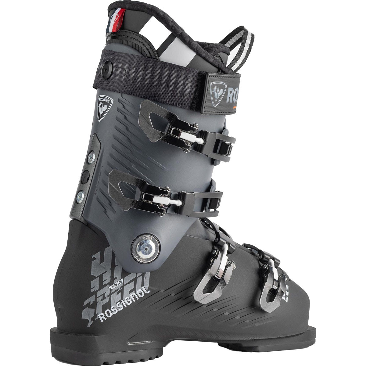 Botas de esquí de hombre Hi-Speed Pro 100 Rossignol - Negro / Gris Negro / Gris-4