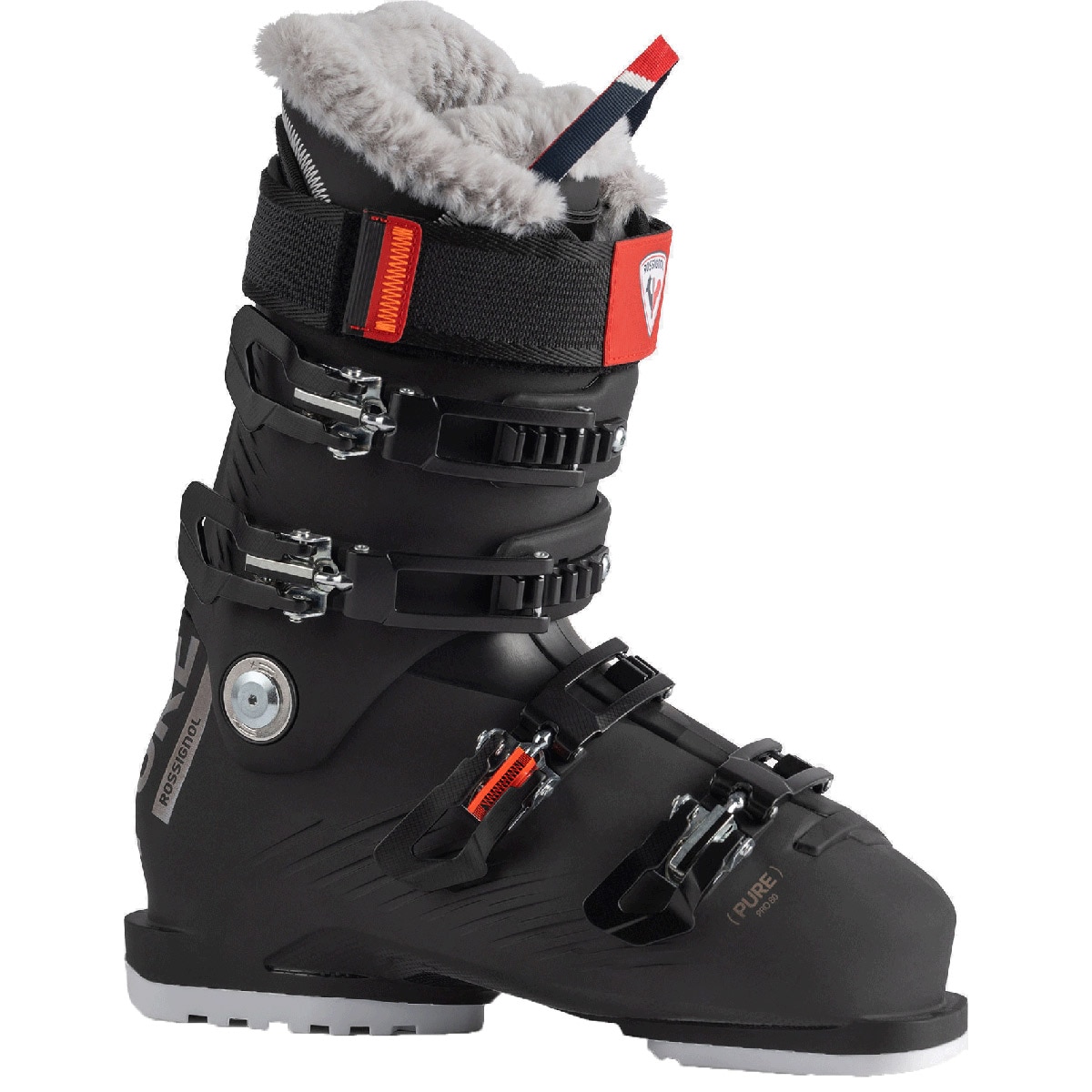 Botas de esquí de mujer Pure Pro 80 Rossignol - Negro / Rojo Negro / Rojo-1
