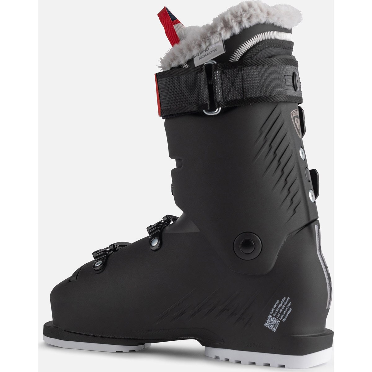 Botas de esquí de mujer Pure Pro 80 Rossignol - Negro / Rojo Negro / Rojo-2