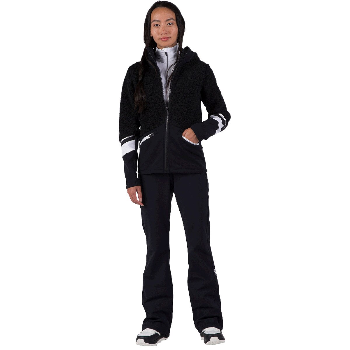 Forro Polar de mujer Wispile Fleece Rossignol - Negro Negro-2