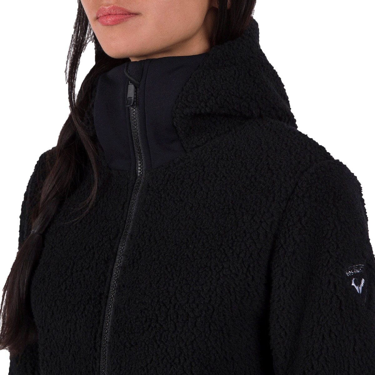 Forro Polar de mujer Wispile Fleece Rossignol - Negro Negro-5