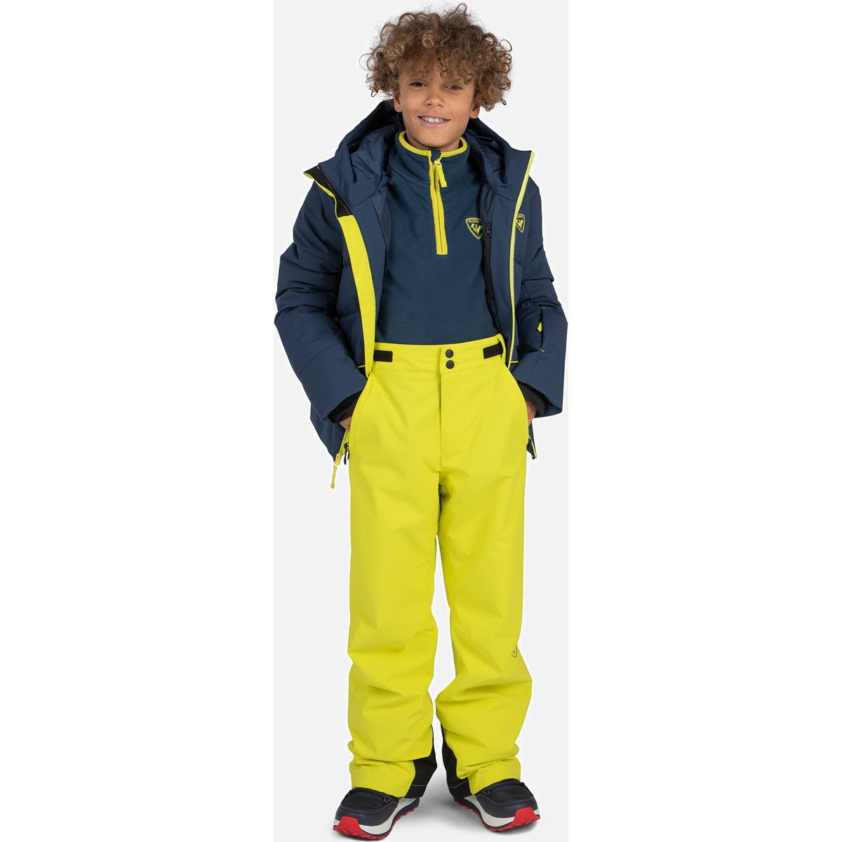Polar de niños Strawpile Fleece Hz Rossignol - Azul Azul-3