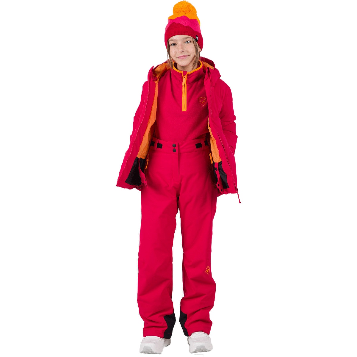 Pantalones de esquí de niños Girl Ski Rossignol - Rojo Rojo-2