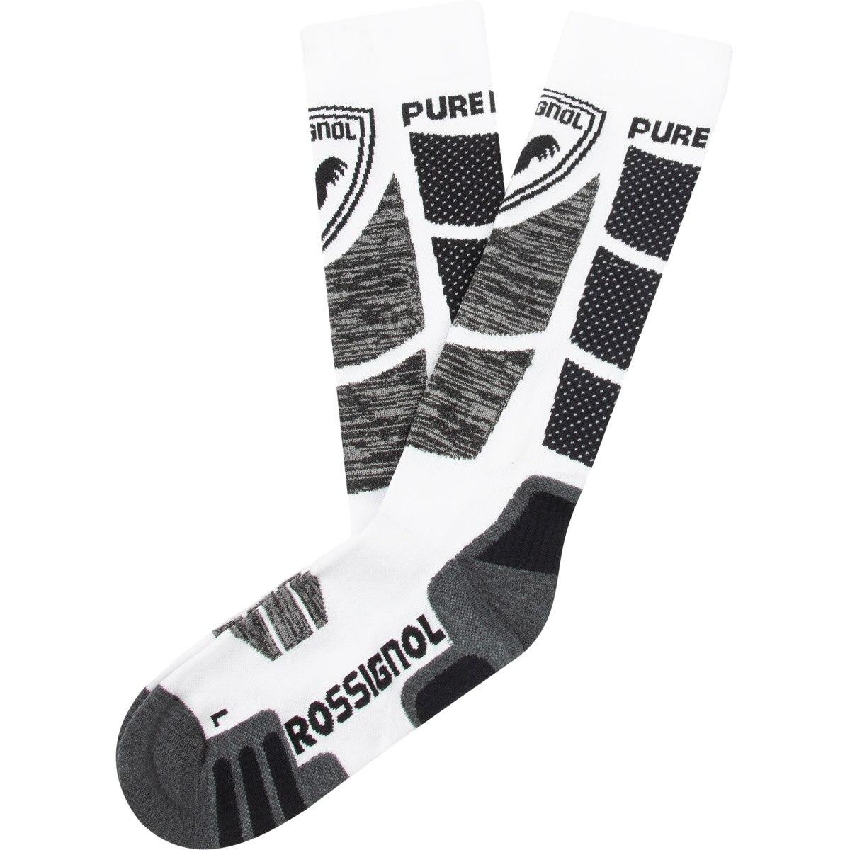 Calcetines de esquí de mujer Pure Elite Rossignol - Blanco Blanco-1