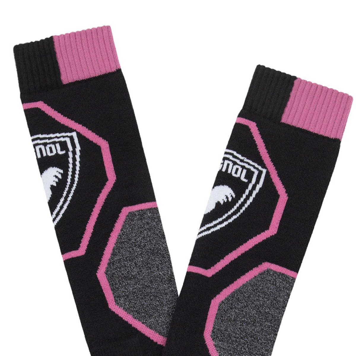 Calcetines de esquí de niños Jr Speed Comfort Rossignol - Rosa Rosa-2