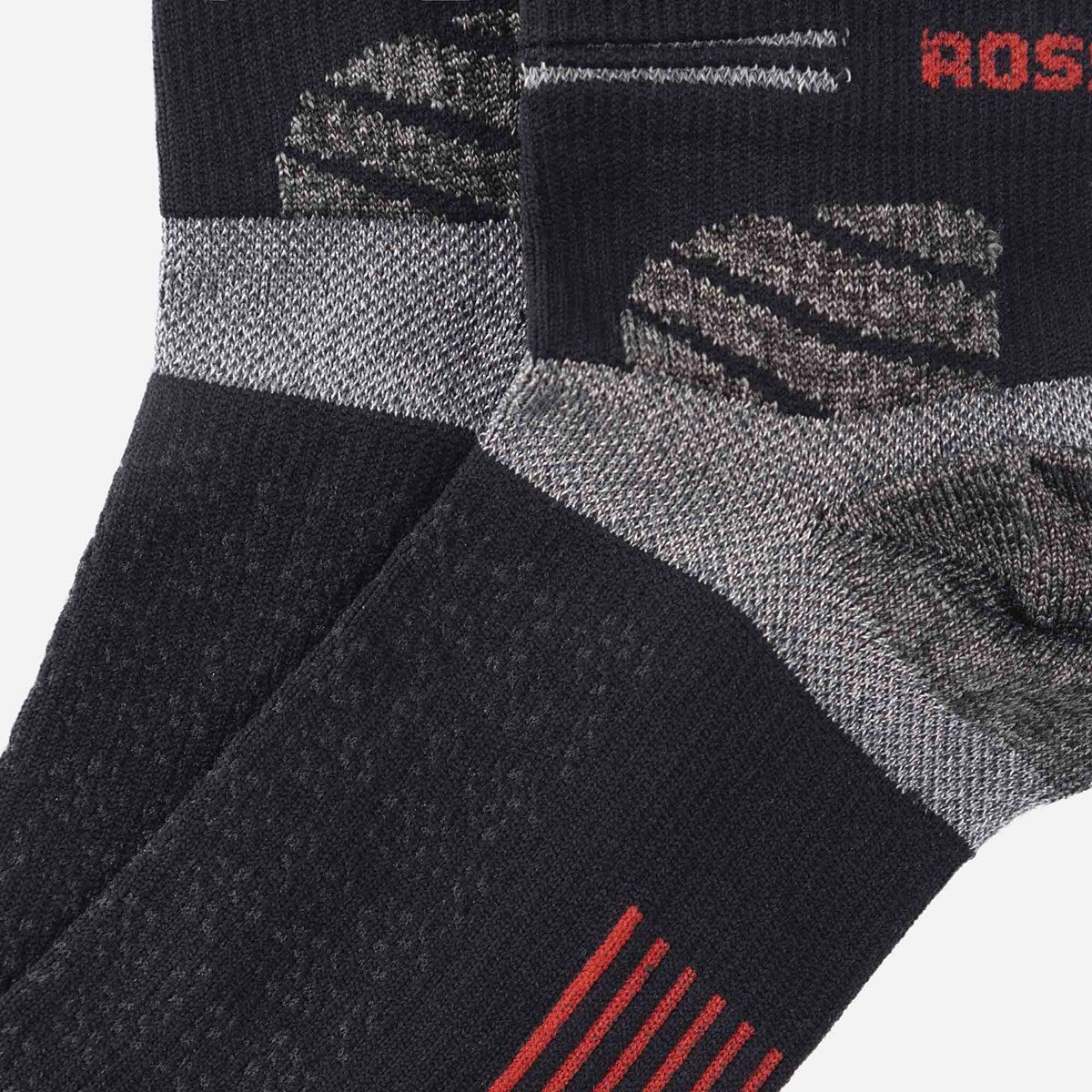 Imagen 2 de Calcetines unisex Sapa Rossignol - Negro / Gris Negro / Gris