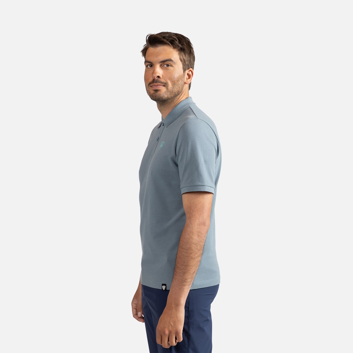 Polo de hombre Traye Rossignol - Azul grisáceo Azul grisáceo-3