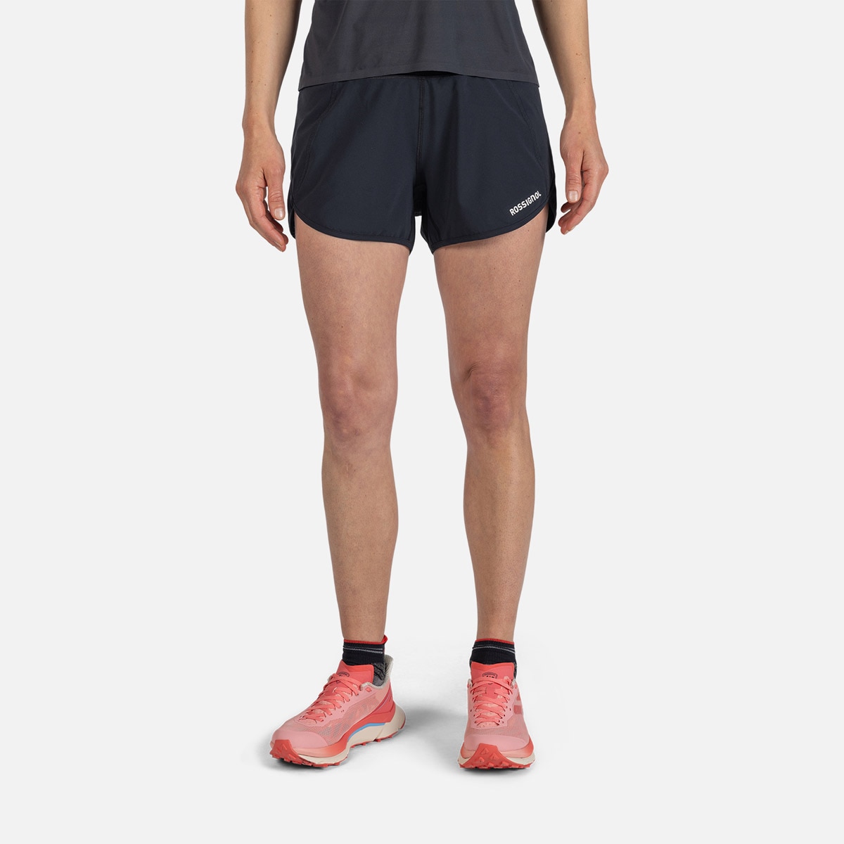 Rossignol Pantalón corto de Trail running de mujer Sapa Negro