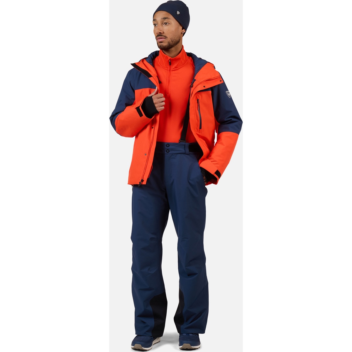 Pantalón de esquí de hombre INSULATED SKI Rossignol - Azul marino / Naranja Azul marino / Naranja-2