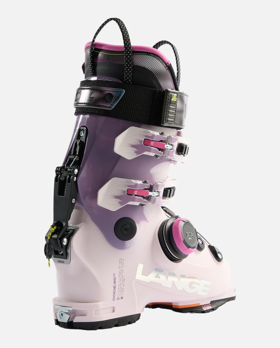 Botas de esquí de mujer Code 95 W BOA MV GW Lange - Rosa Rosa-2