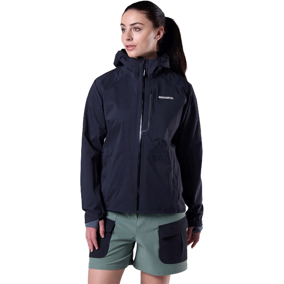 Imagen 1 de Chaqueta de mujer W Rainproof 2 5L Rossignol Negro