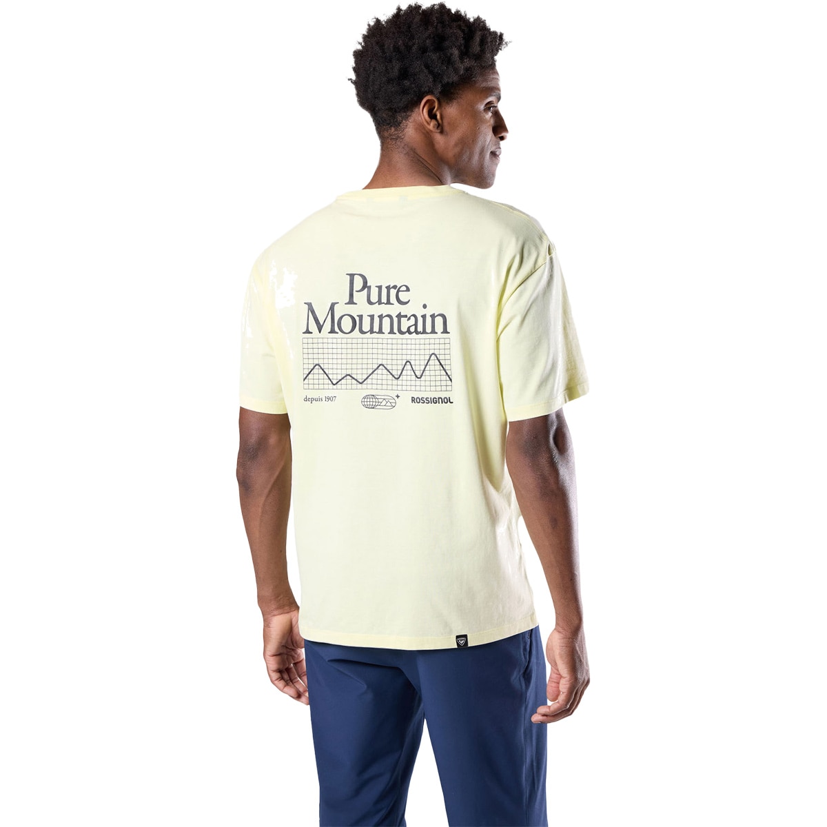 Imagen 2 de Camiseta de hombre M Graphic Waterfall Rossignol - Amarillo Amarillo