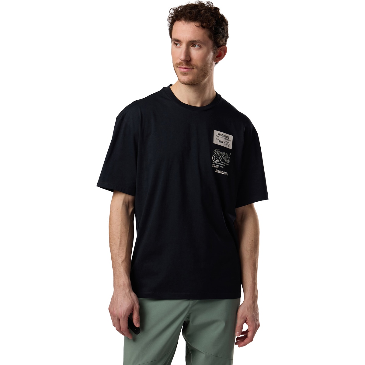 Rossignol Camiseta de hombre M Graphic Waterfall Azul celeste