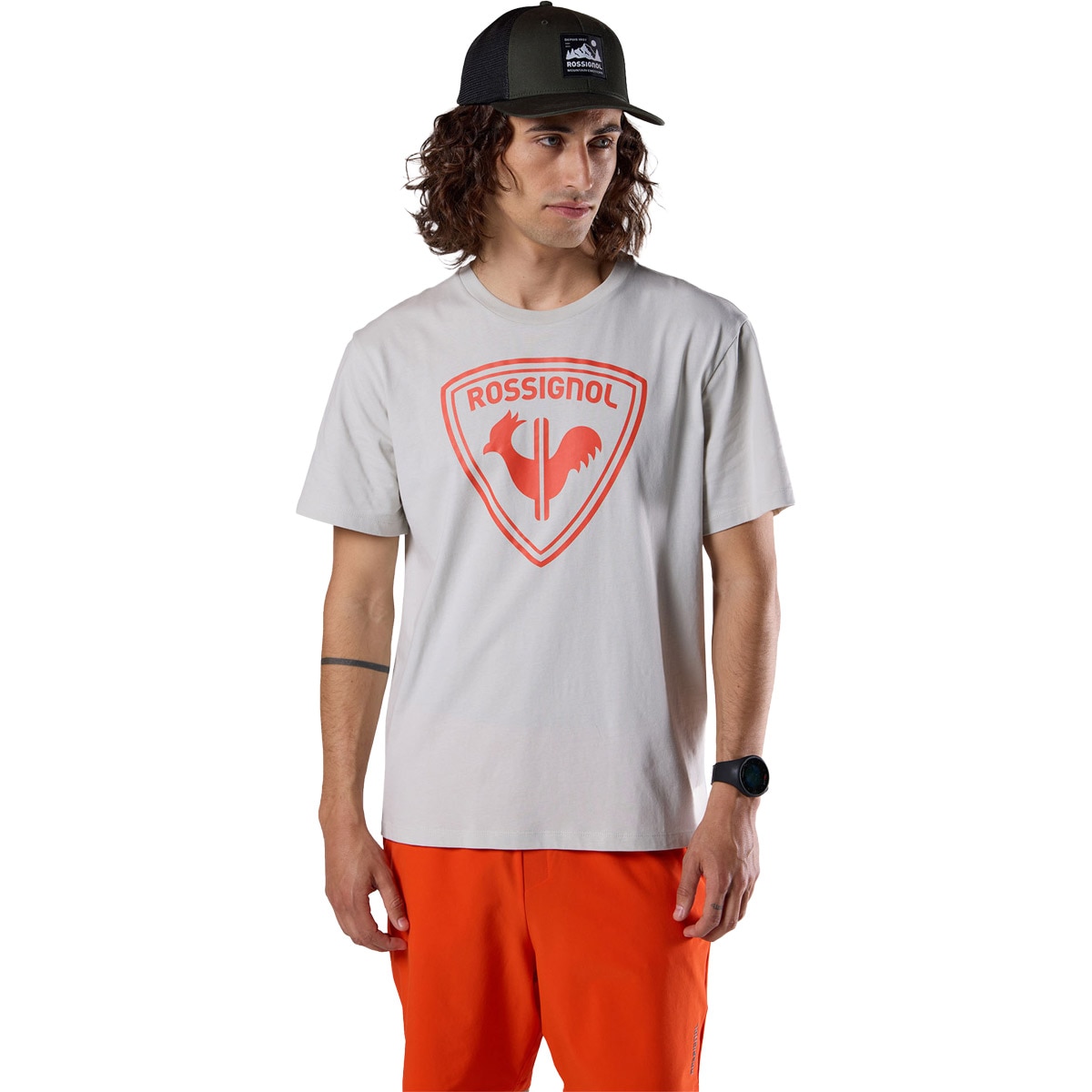 Rossignol Camiseta de hombre Cliffside Gris