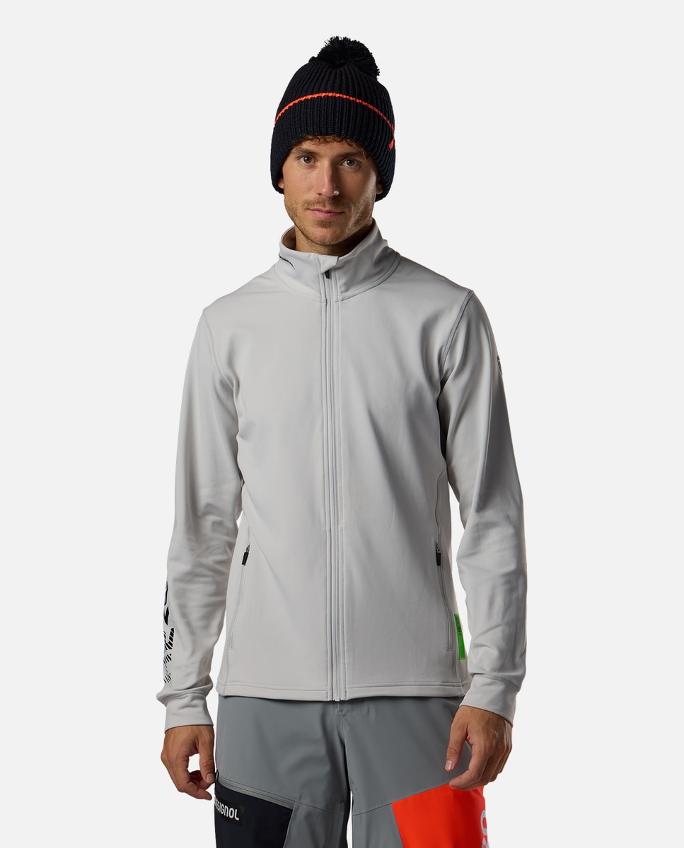 Rossignol Forro polar de hombre Hero Stretch Negro