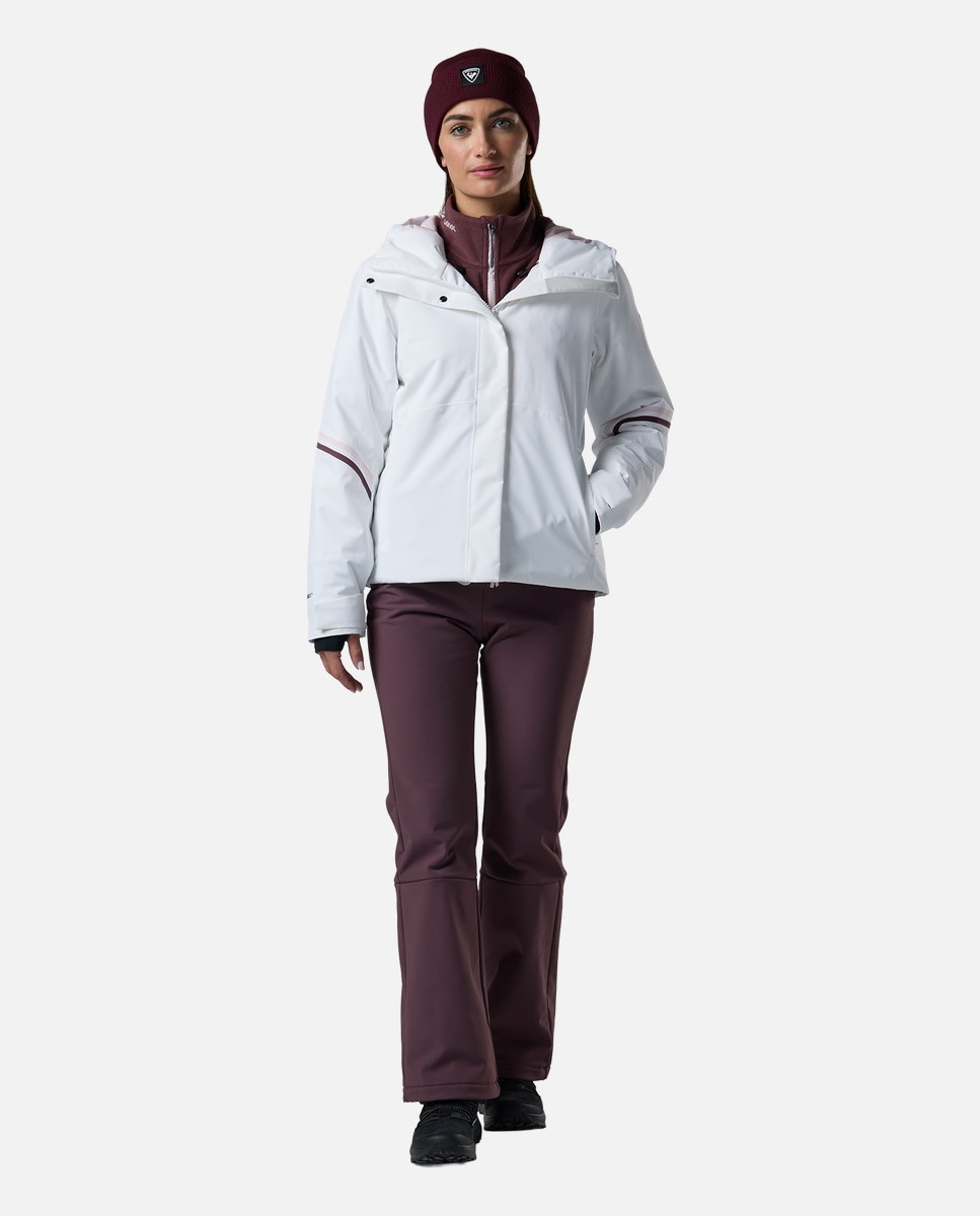 Chaqueta de esquí de mujer STRAWPILE INSULATED SKI Rossignol - Blanco Blanco-4