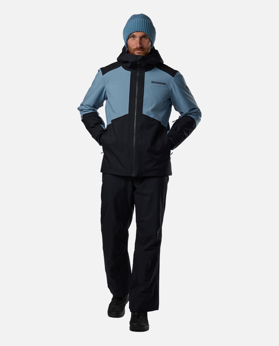 Chaqueta de esquí de hombre Rochrun Insulated JKT Rossignol - Negro / Azul Negro / Azul-4